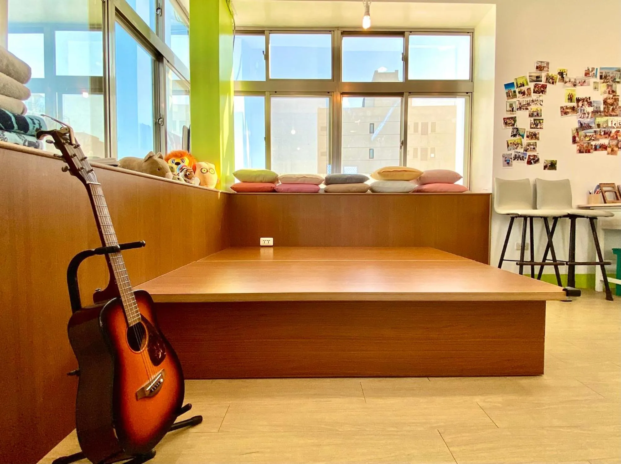 Living room in 澎湖北吉光背包客民宿 Bayhouse Hostel Penghu