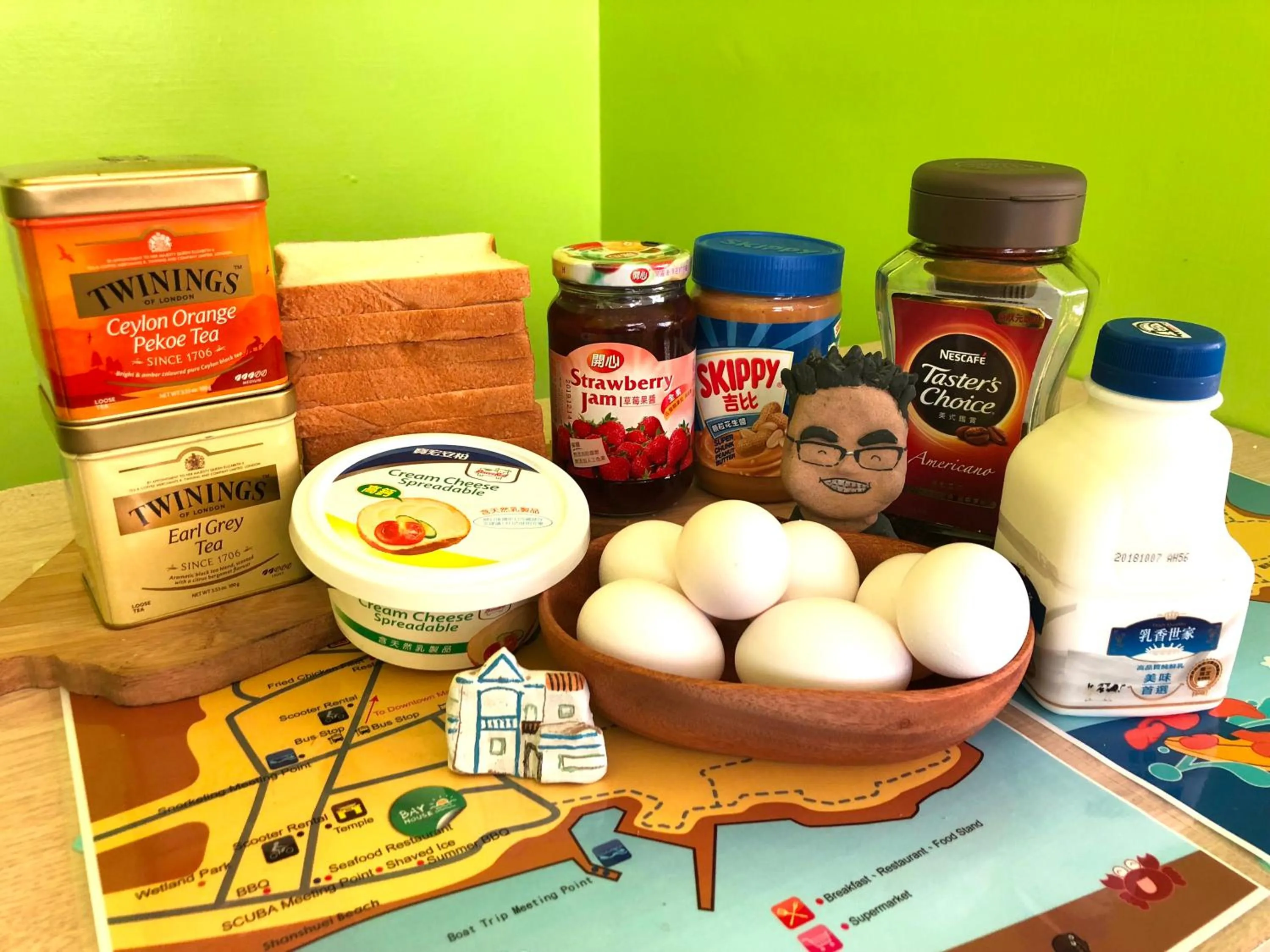 Communal kitchen in 澎湖北吉光背包客民宿 Bayhouse Hostel Penghu