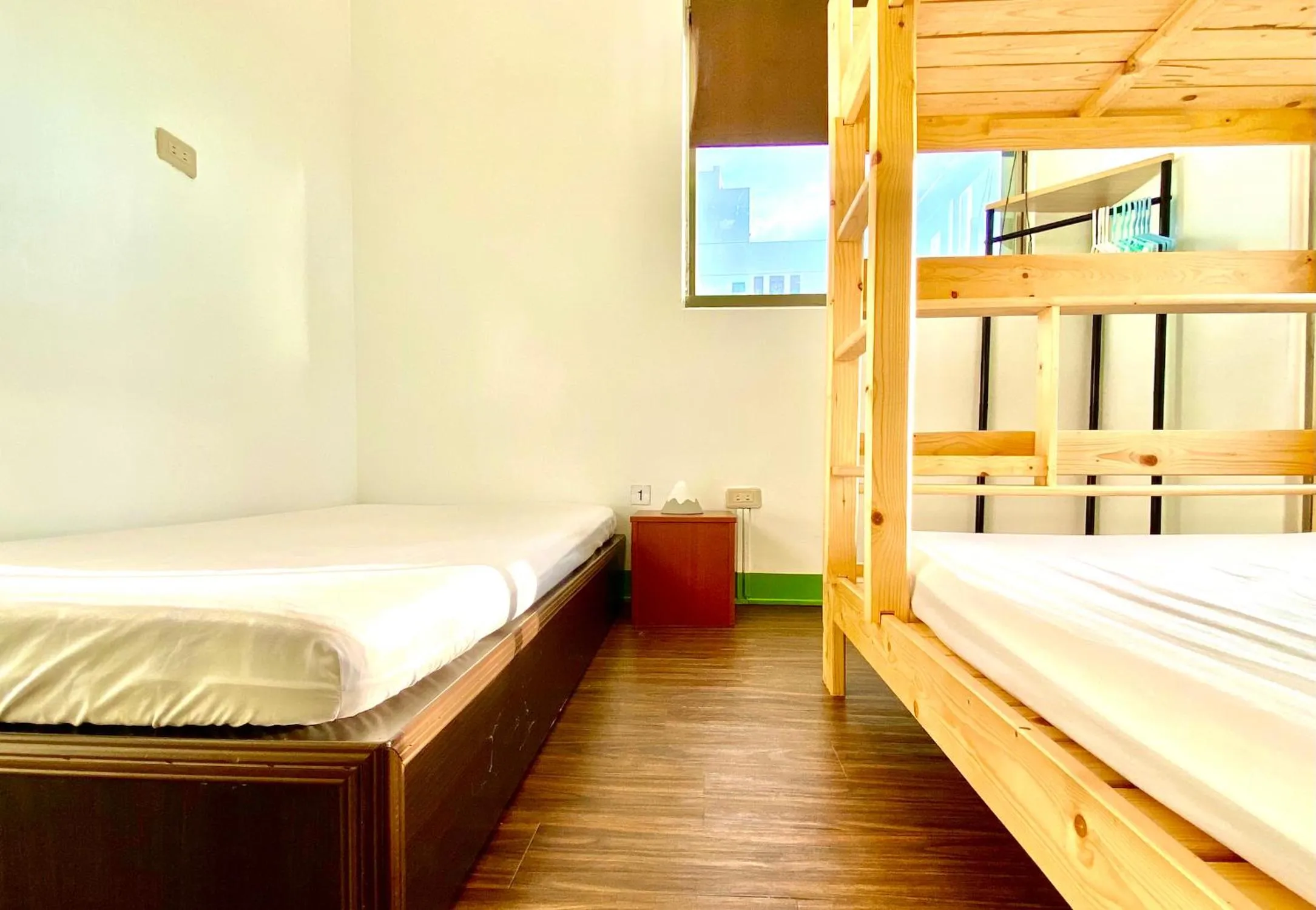 Bed in 澎湖北吉光背包客民宿 Bayhouse Hostel Penghu
