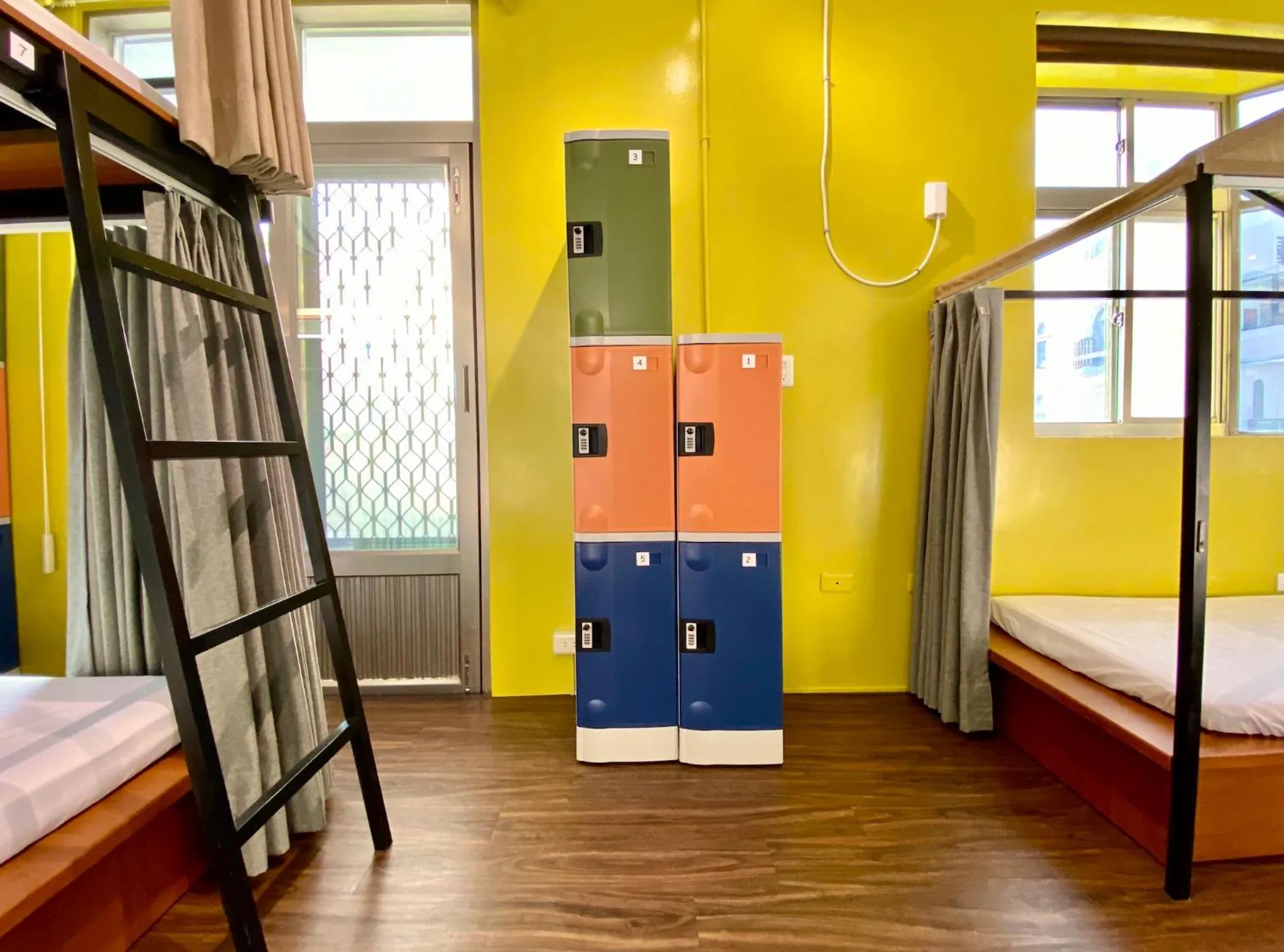 bunk bed, Bed in 澎湖北吉光背包客民宿 Bayhouse Hostel Penghu