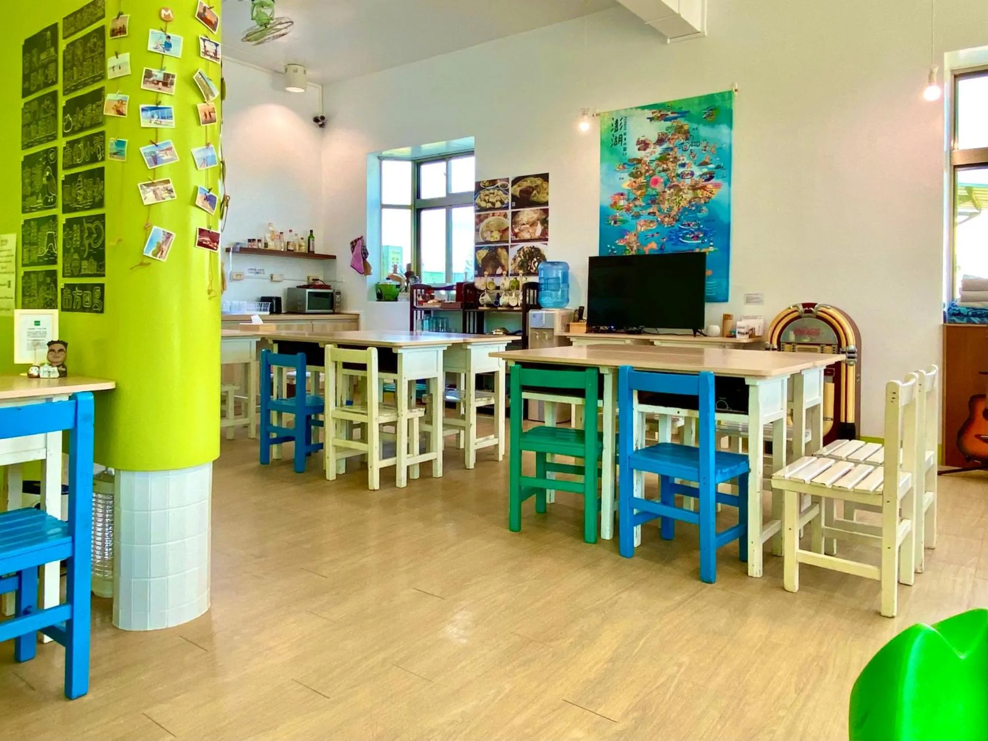 Living room in 澎湖北吉光背包客民宿 Bayhouse Hostel Penghu