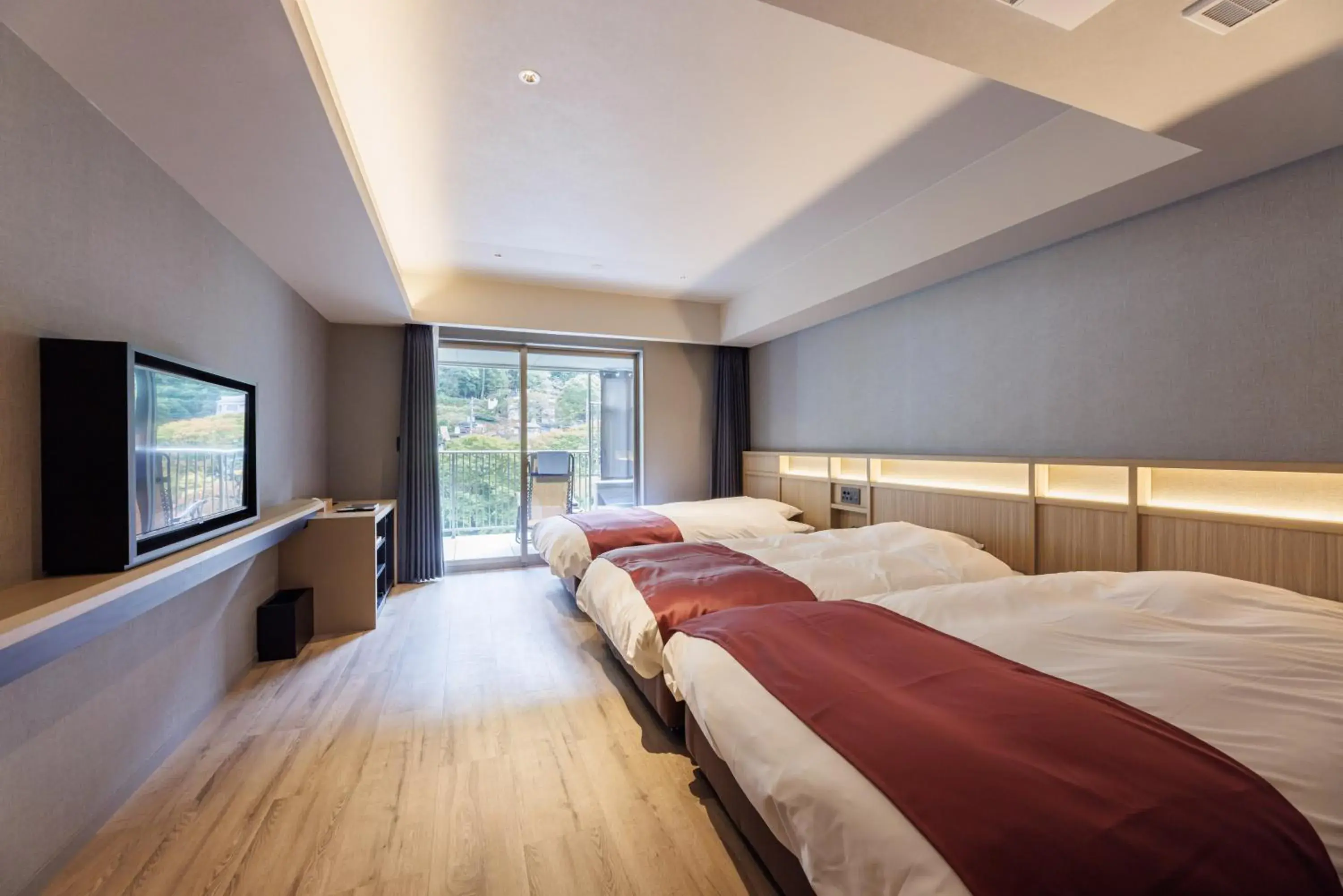 Photo of the whole room, Bed in Minakami Onsen Aratashi Minakami Photo of the whole room, Bed in Minakami Onsen Aratashi Minakami