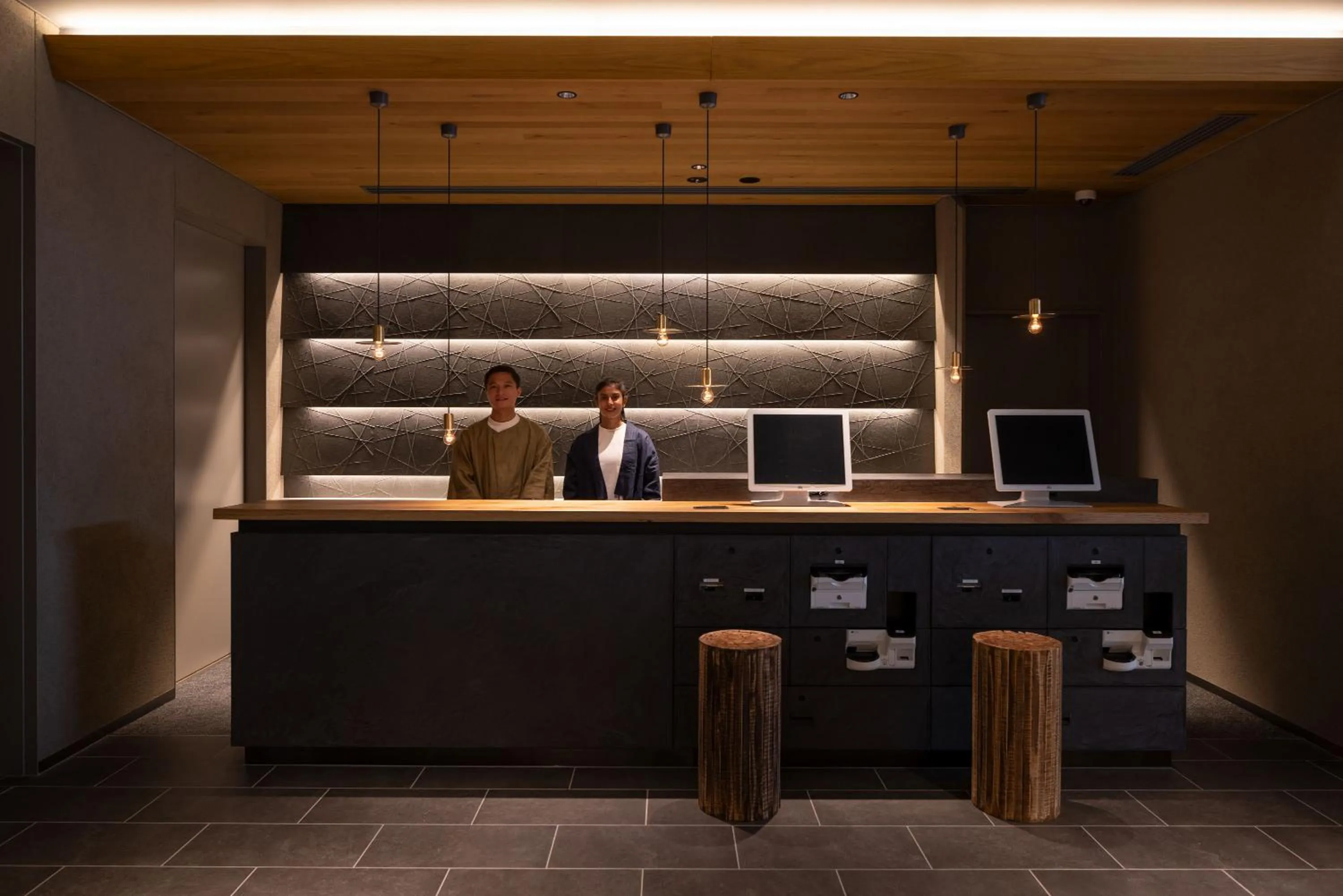 Lobby or reception in Minakami Onsen Aratashi Minakami