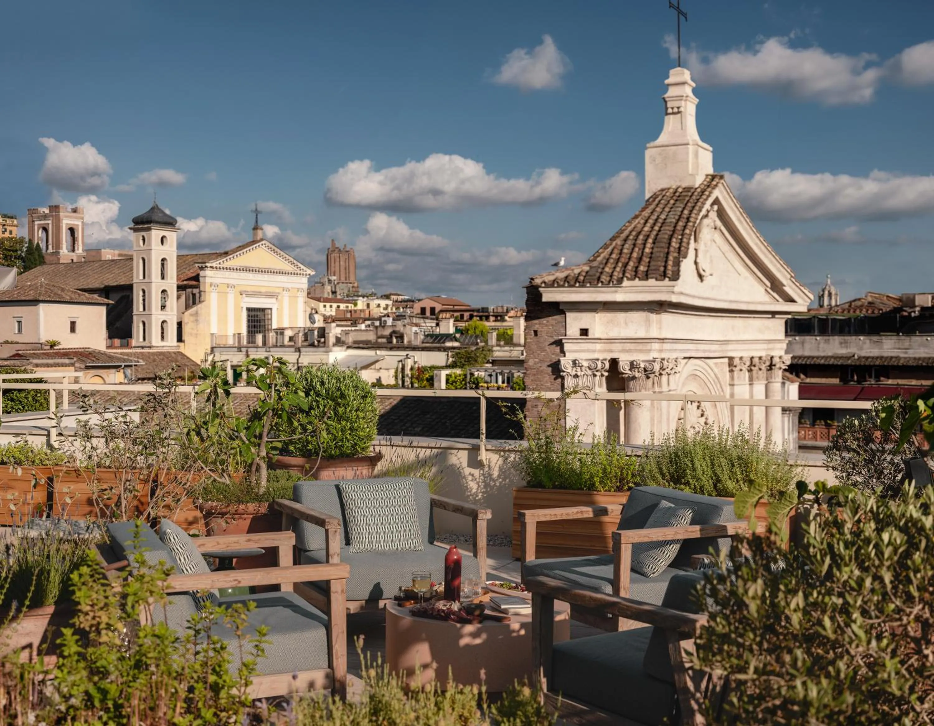 Balcony/Terrace in Six Senses Rome