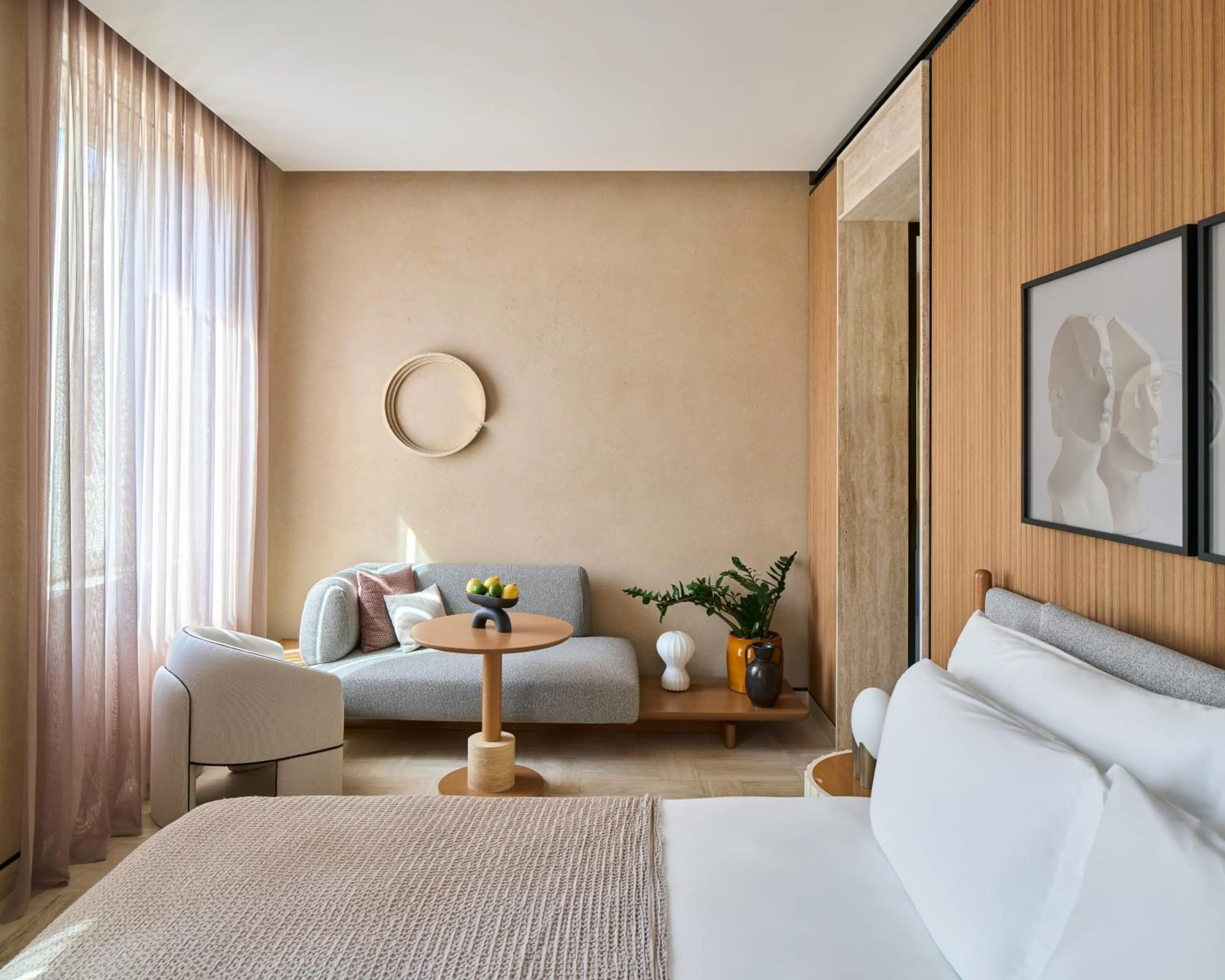 Bedroom, Bed in Six Senses Rome