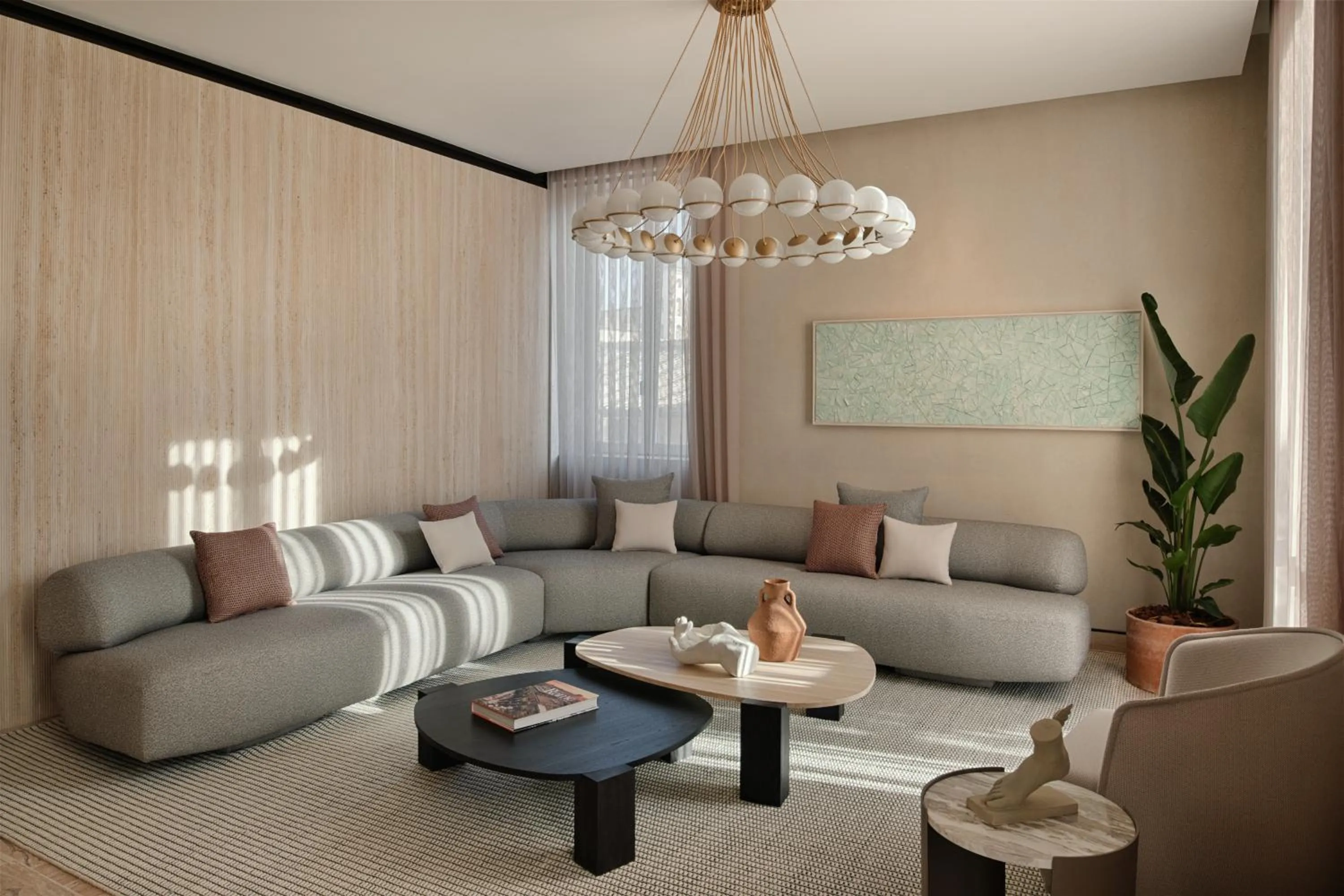 Living room in Six Senses Rome