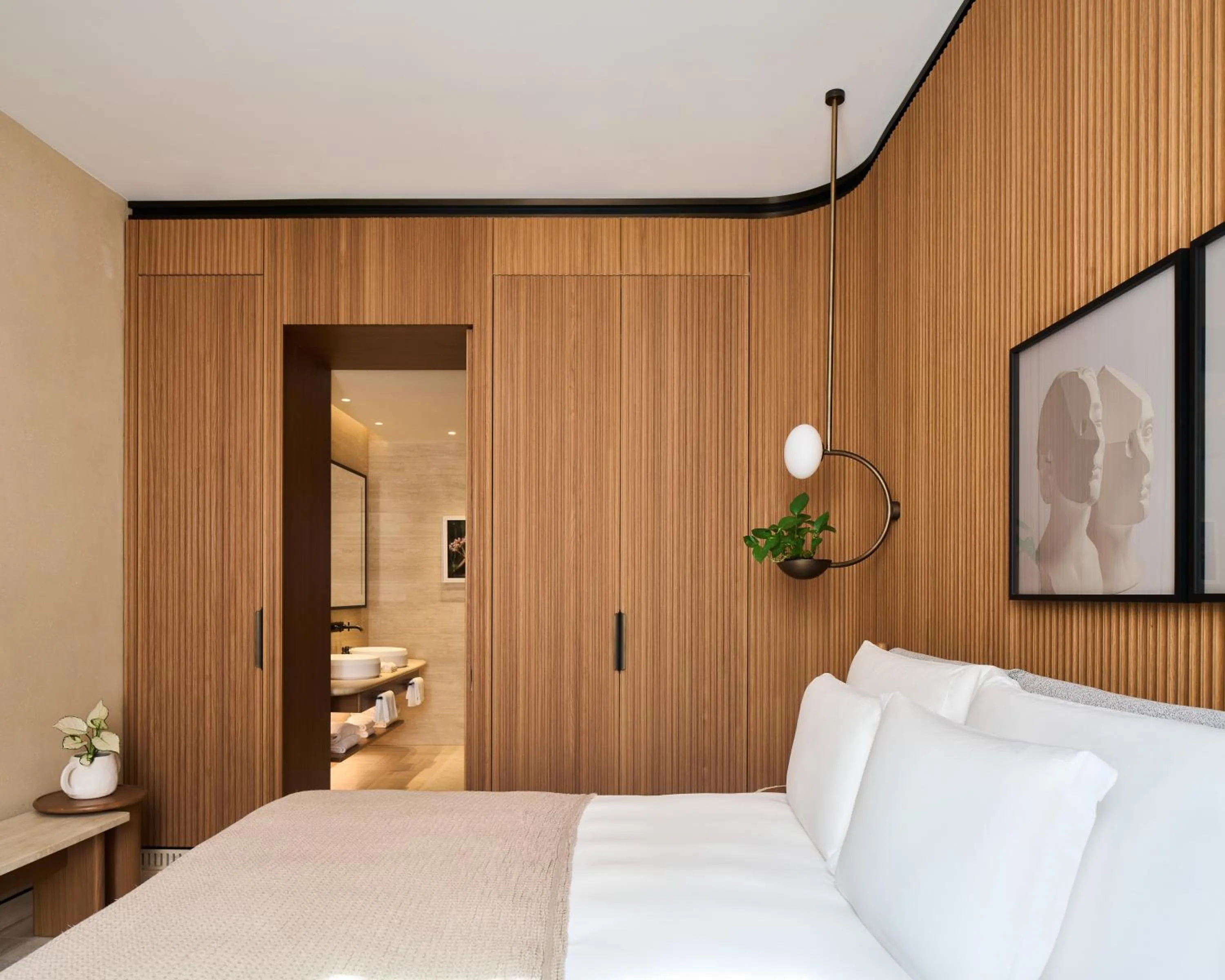 Bedroom, Bed in Six Senses Rome