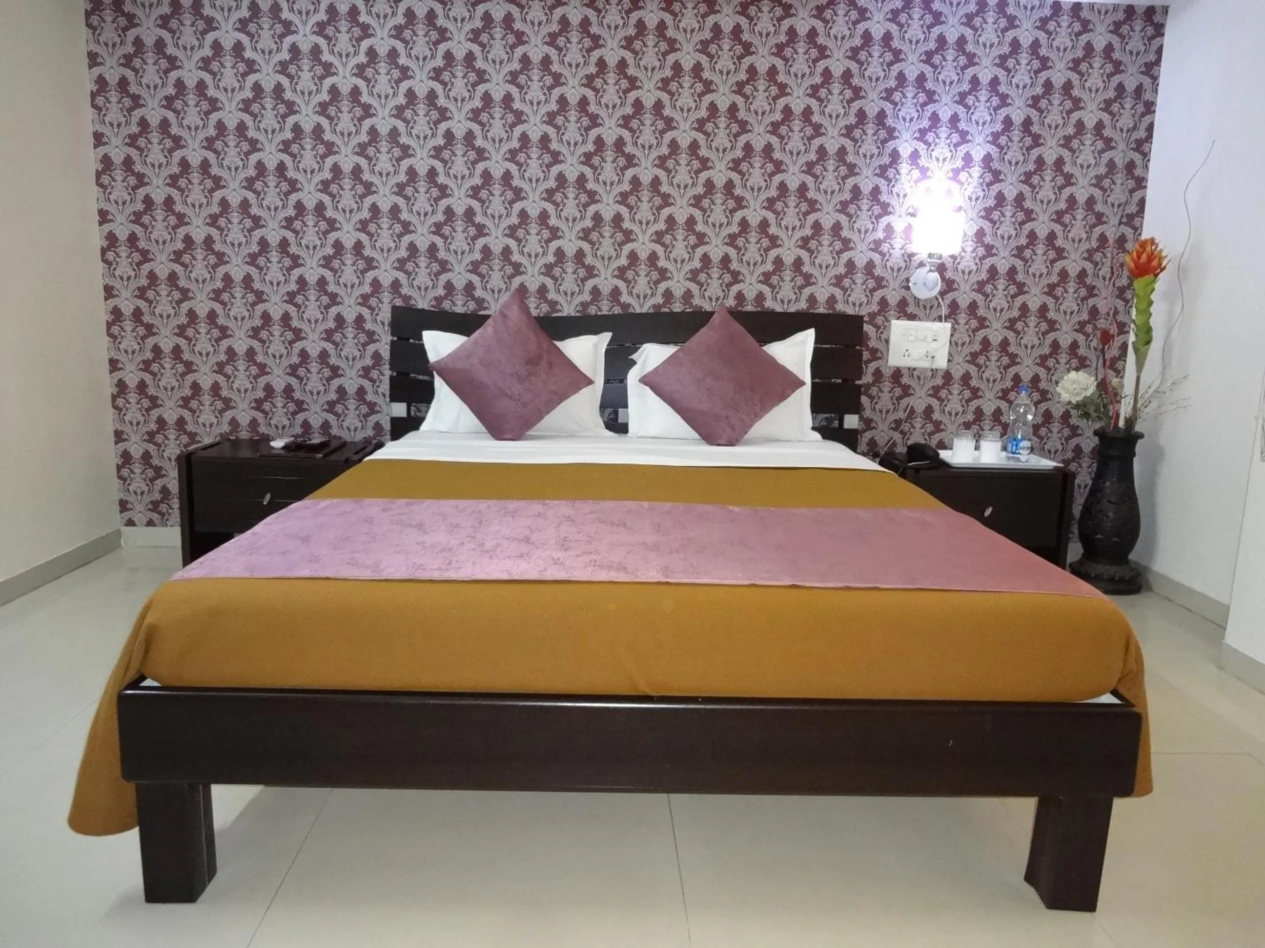 Bed in Teerth Villa