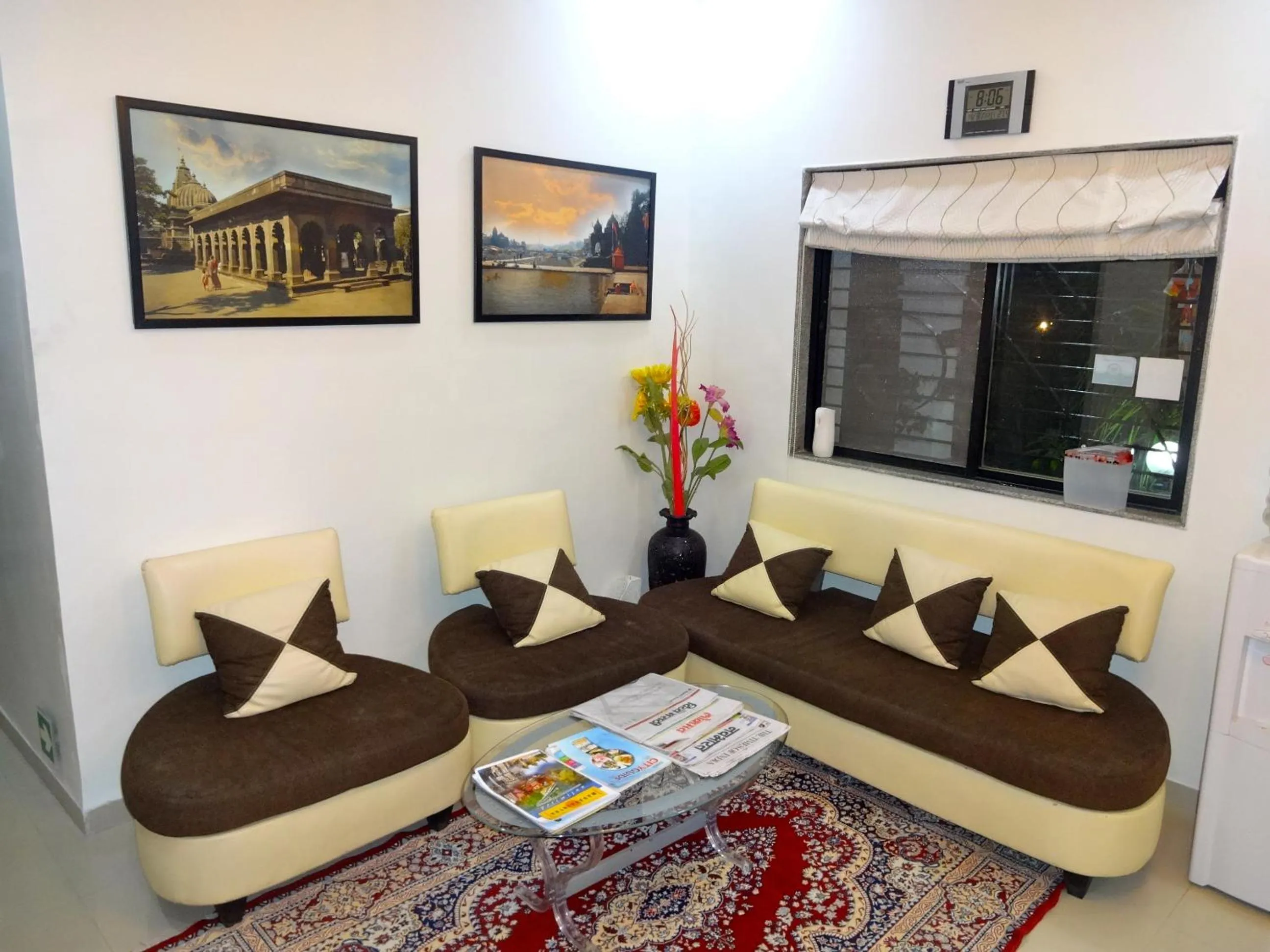 Living room in Teerth Villa