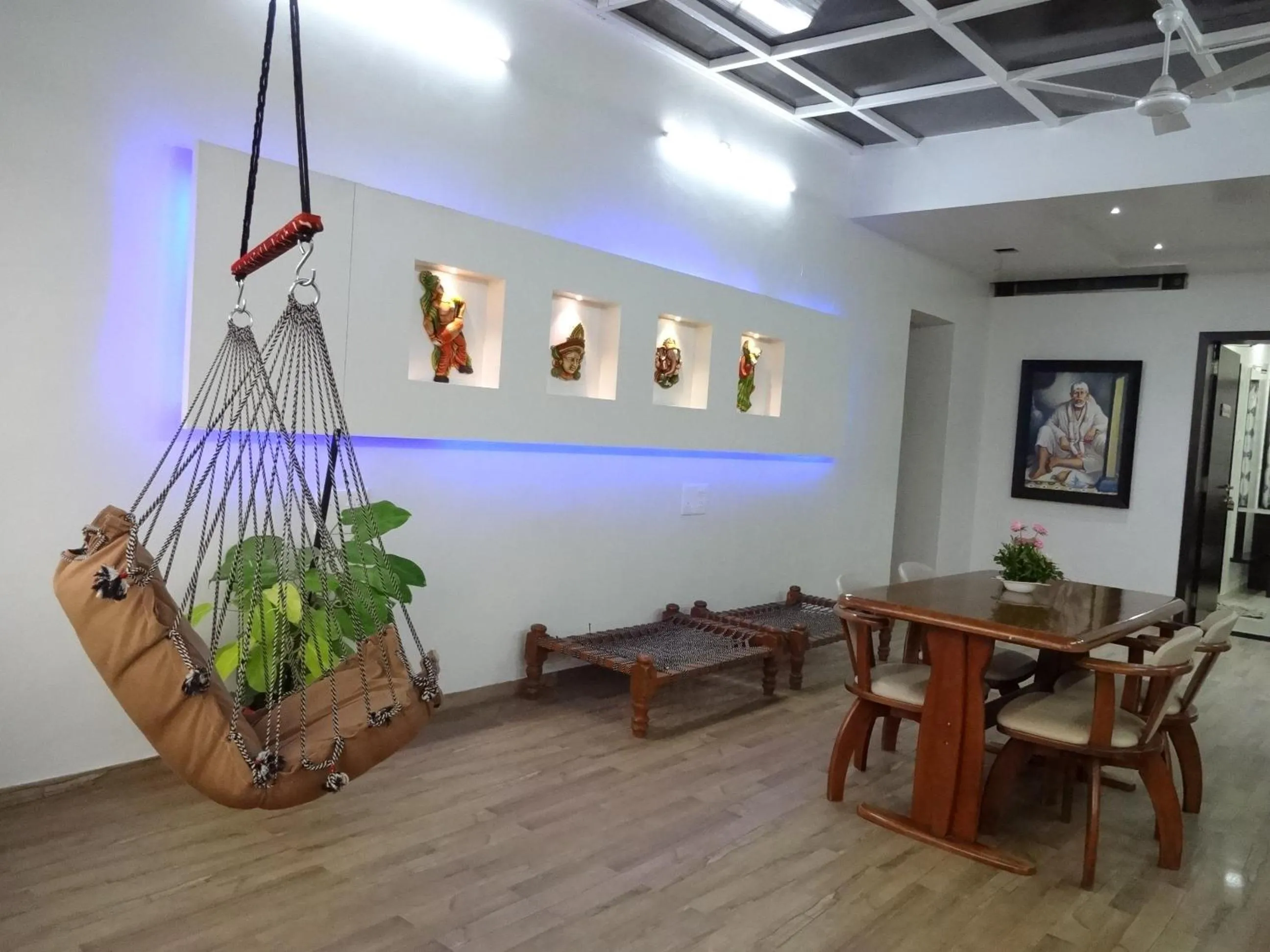 Living room in Teerth Villa