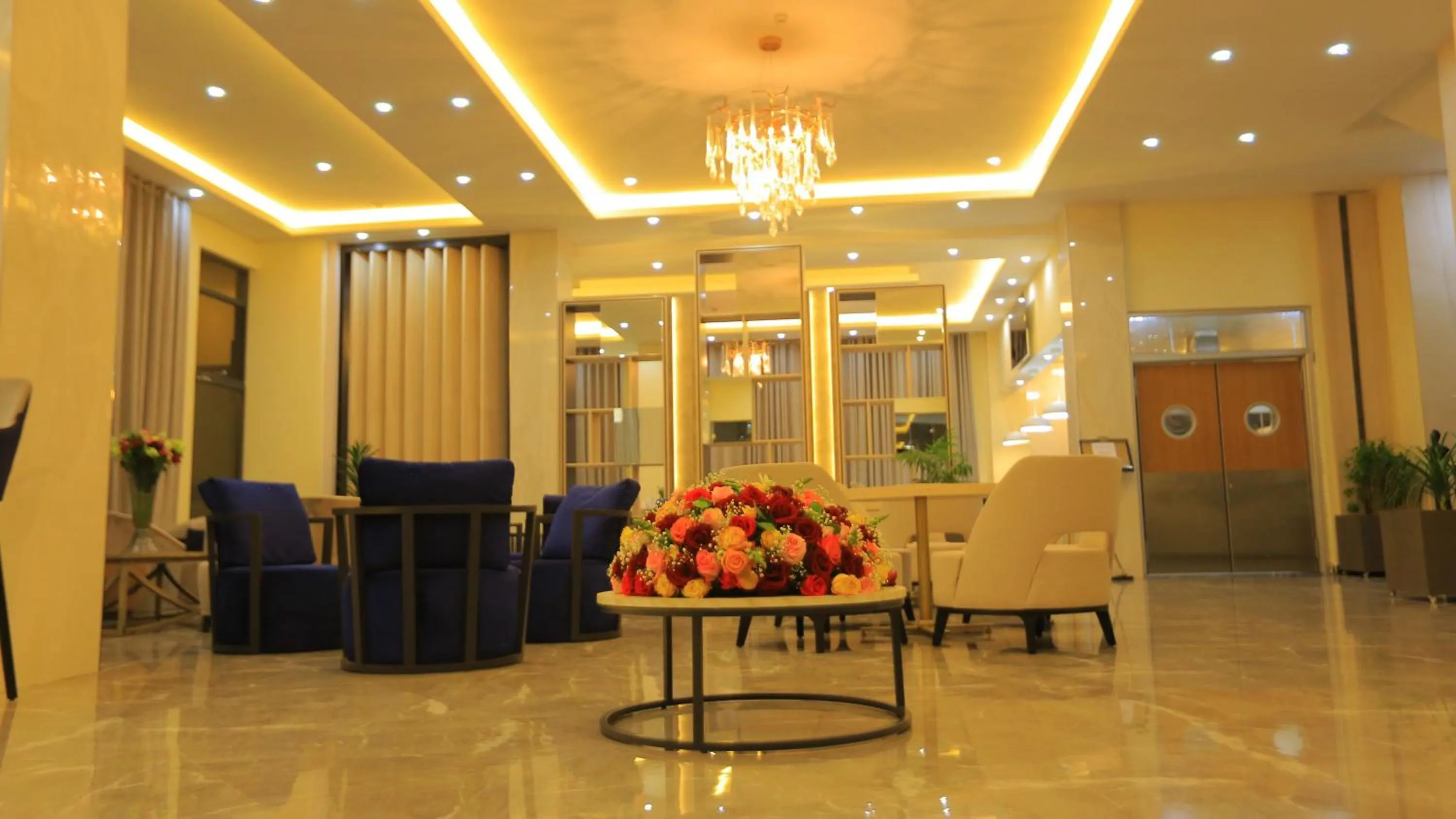 Lobby or reception in Triple E Hotel and Spa
