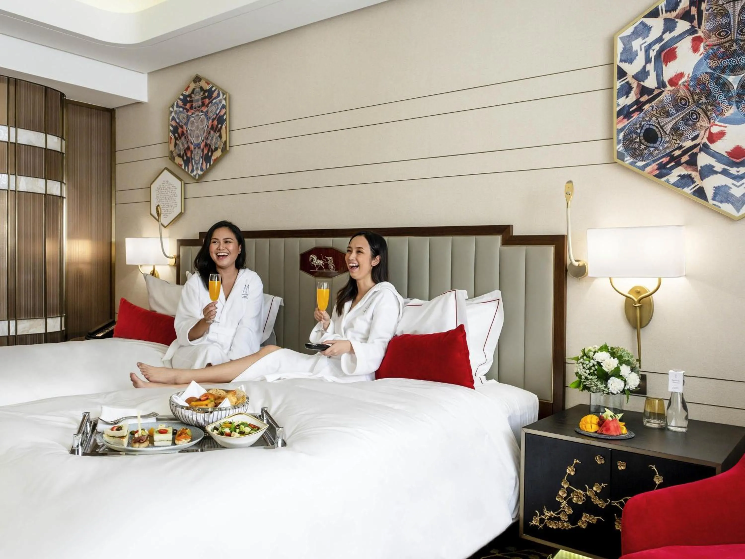 Bedroom, Bed in Admiral Hotel Manila - MGallery Collection