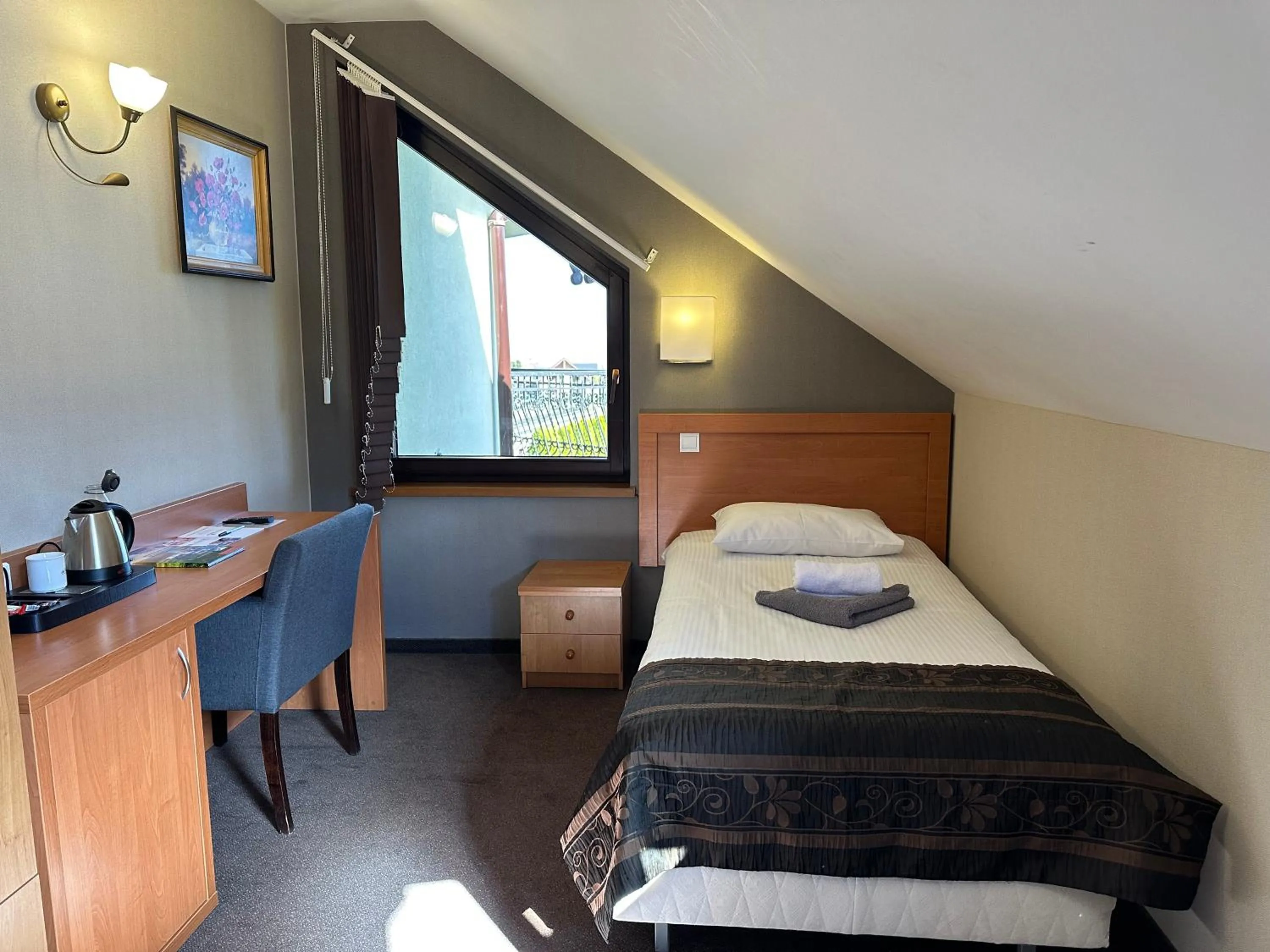 Bed in Hotel Zimnik Luksus Natury Spa & Wellness