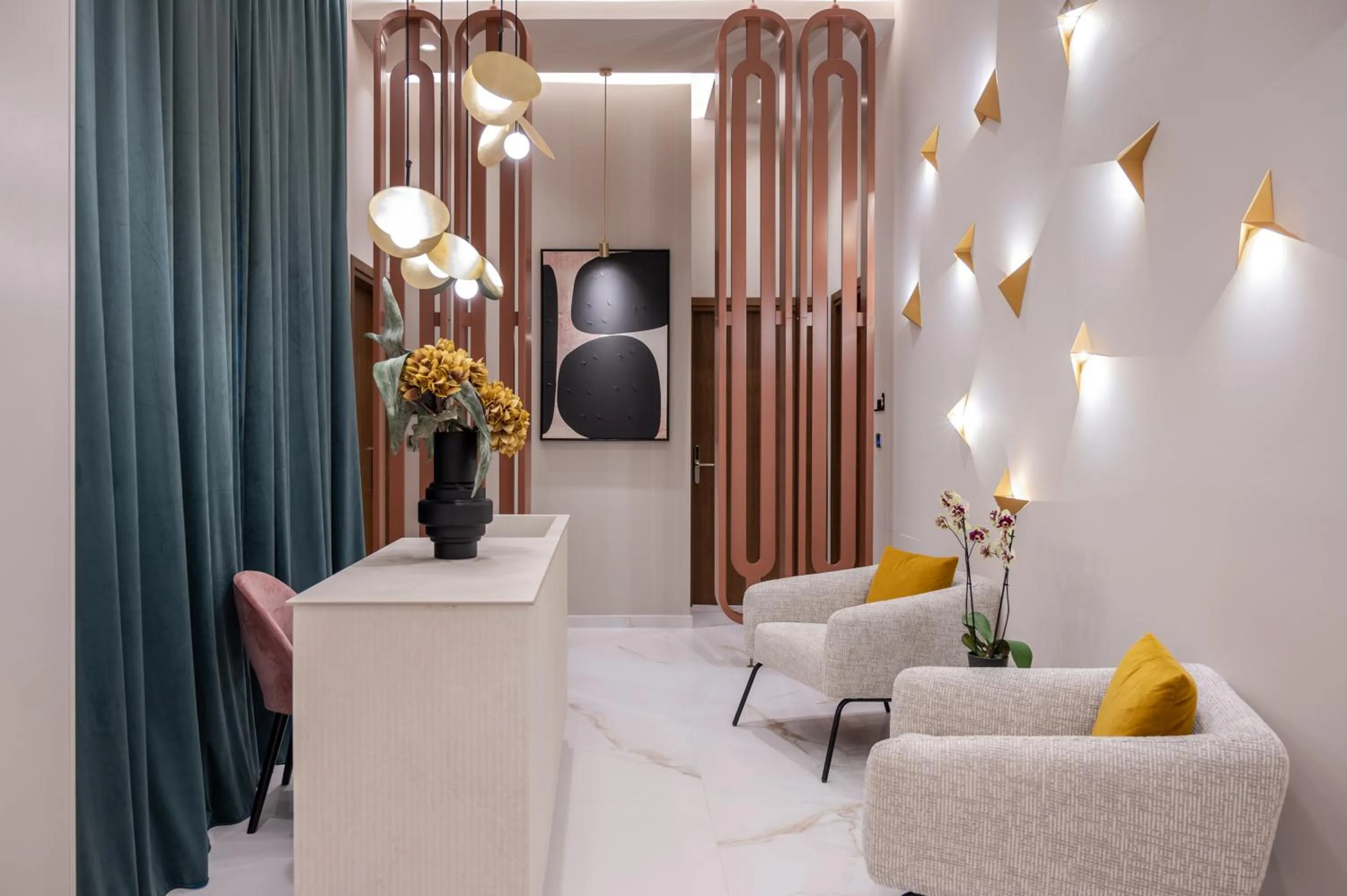 Living room in Omma Suites