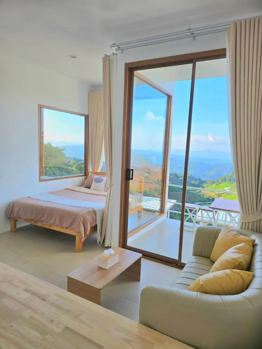 Bed in ม่อนชาพาเพลิน ม่อนแจ่ม Monchapaplearn Monjam Bed in ม่อนชาพาเพลิน ม่อนแจ่ม Monchapaplearn Monjam