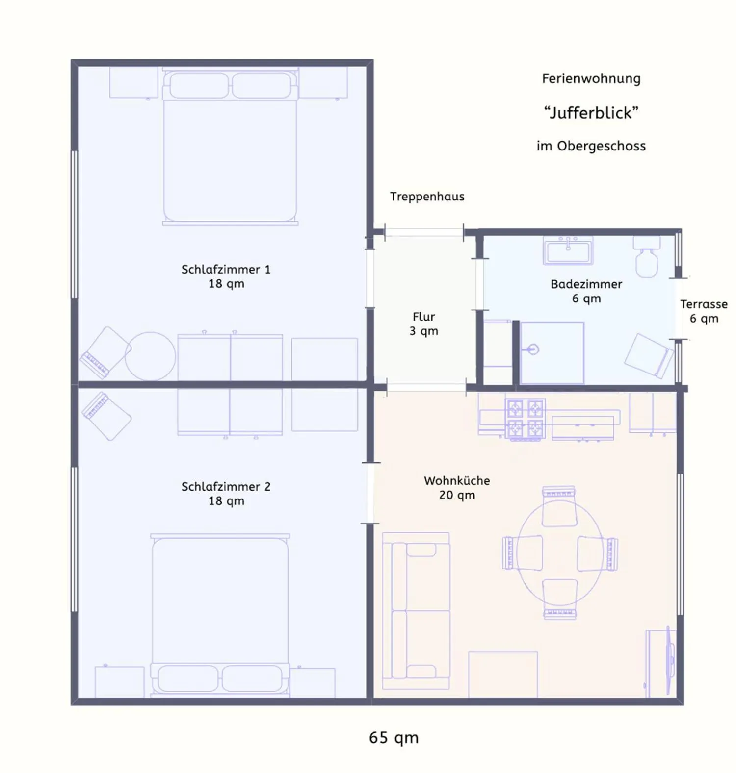Floor plan in Ferienwohnungen Weingut Kilburg