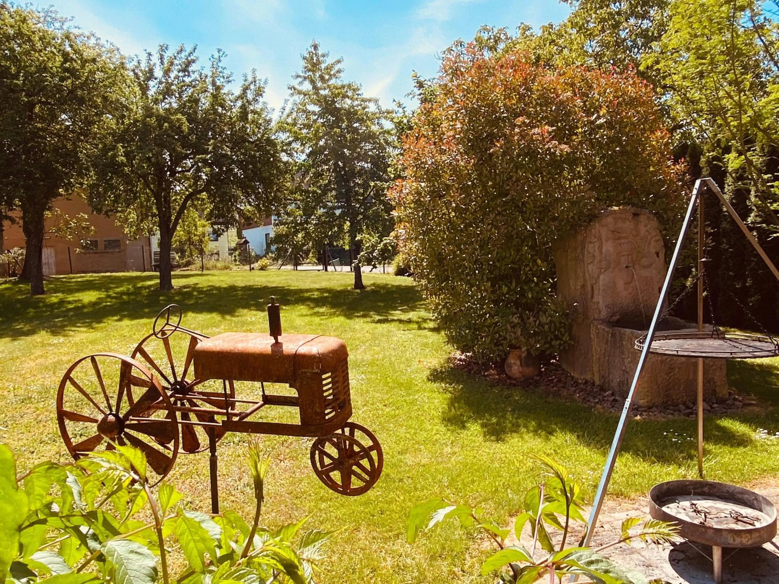 Garden in Ferienwohnungen Weingut Kilburg