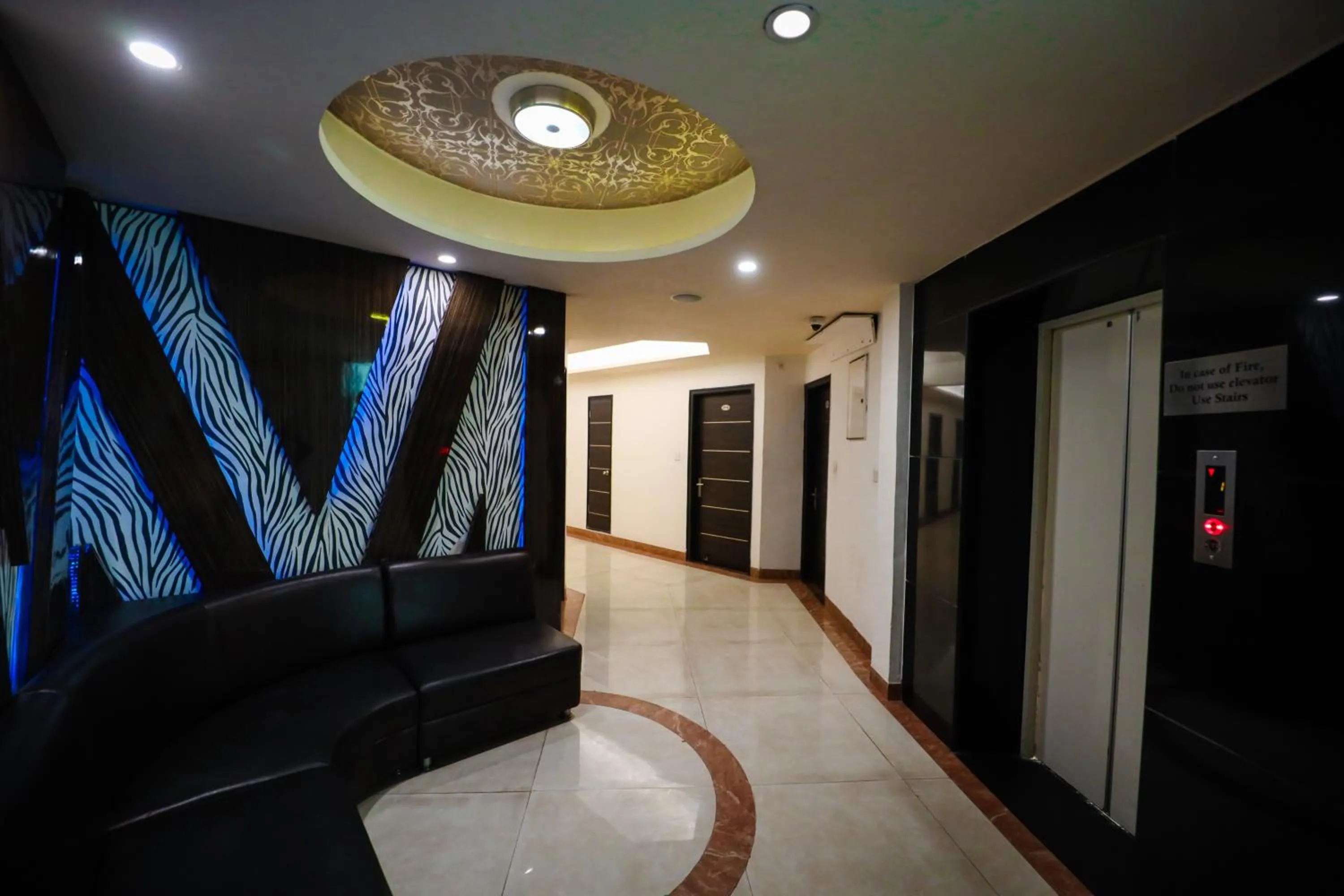 Seating area in HOMANSH GALAXY HOTEL