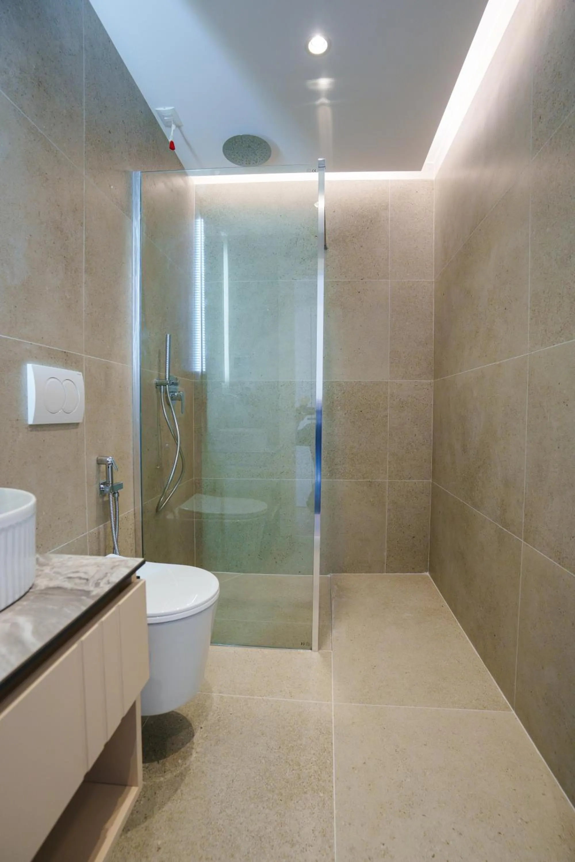 Shower in Belmond Hotel