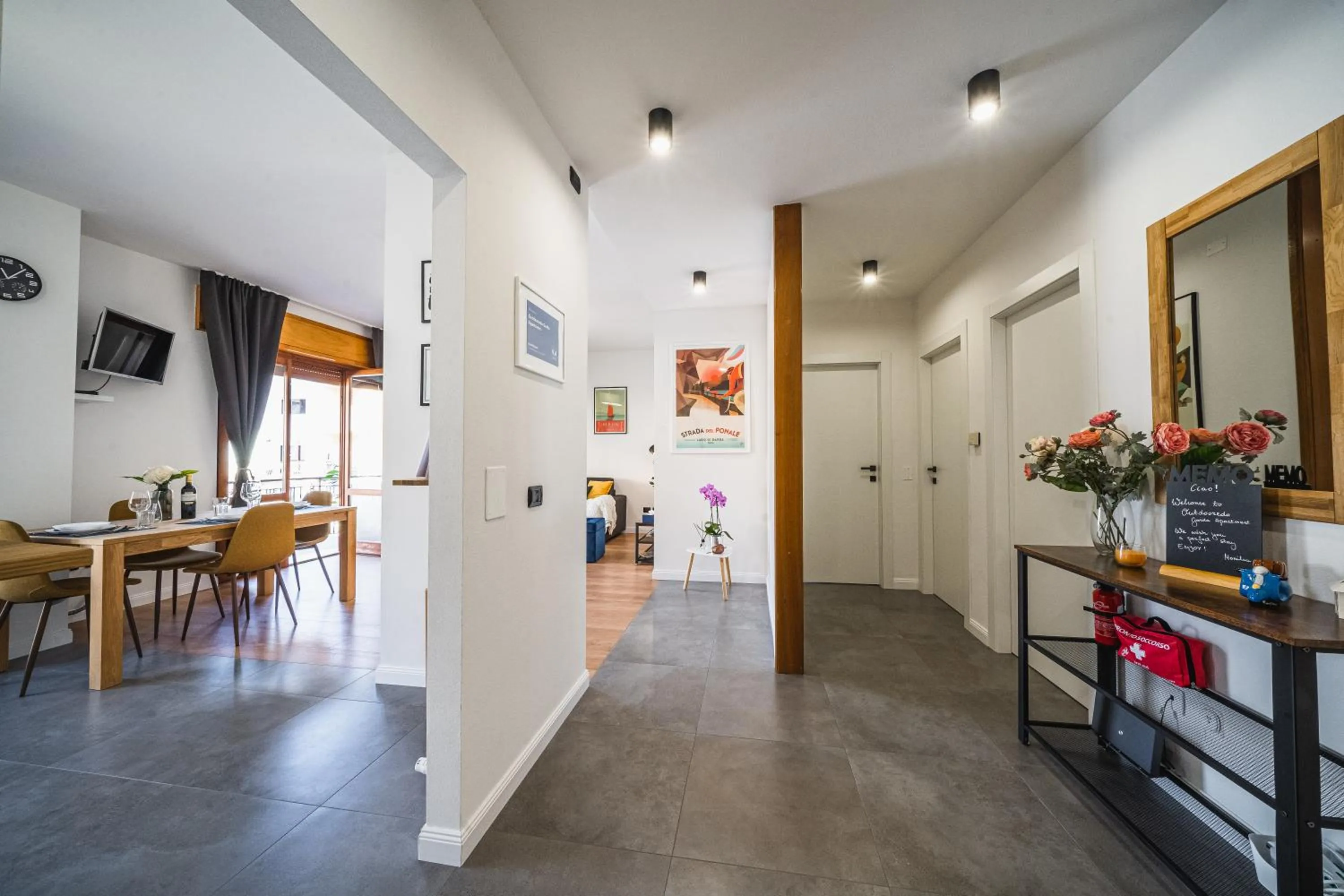 TV and multimedia in Outdooredo Garda Apartment