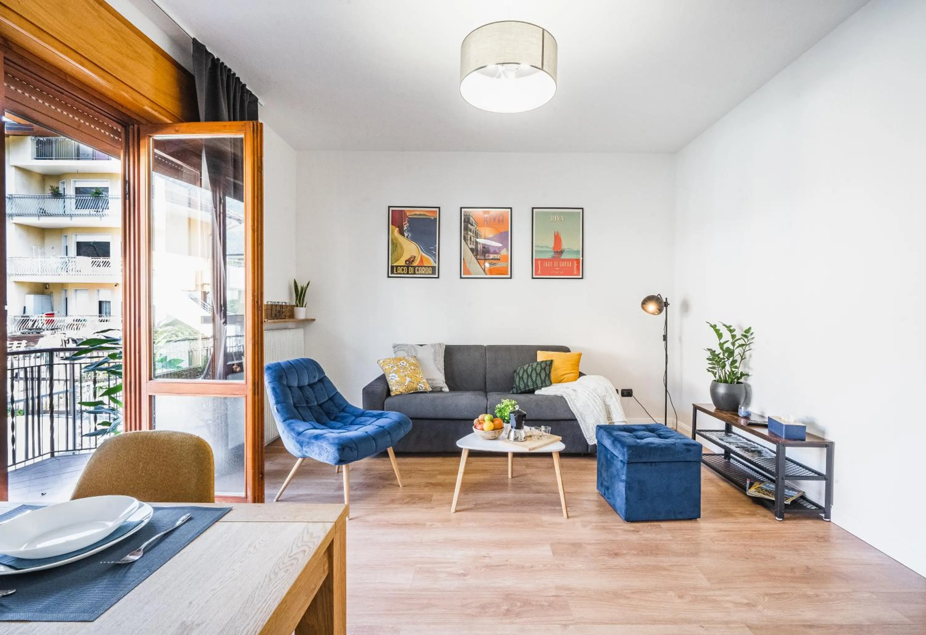 Living room in Outdooredo Garda Apartment