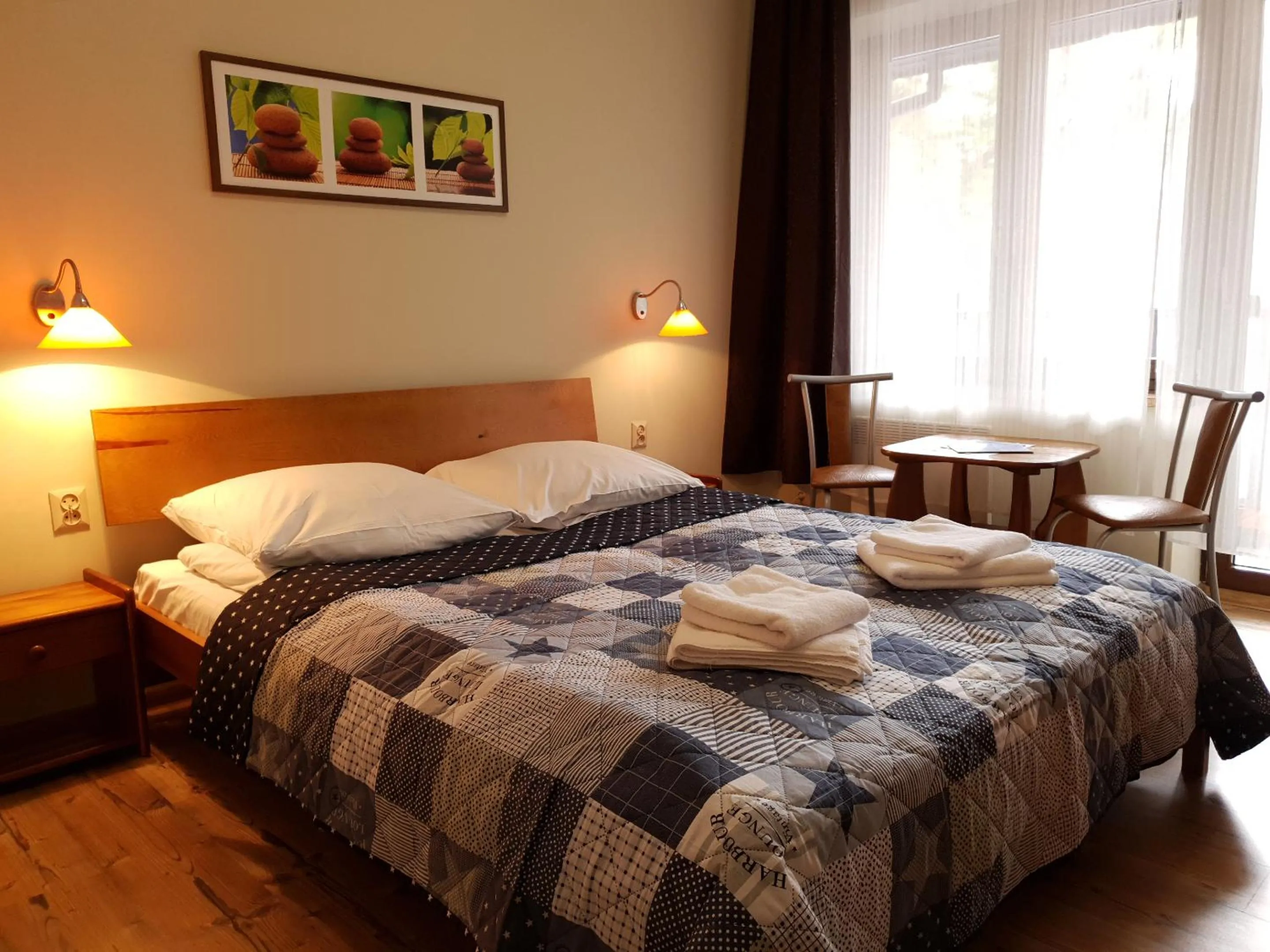 Bed in Pensjonat Amber