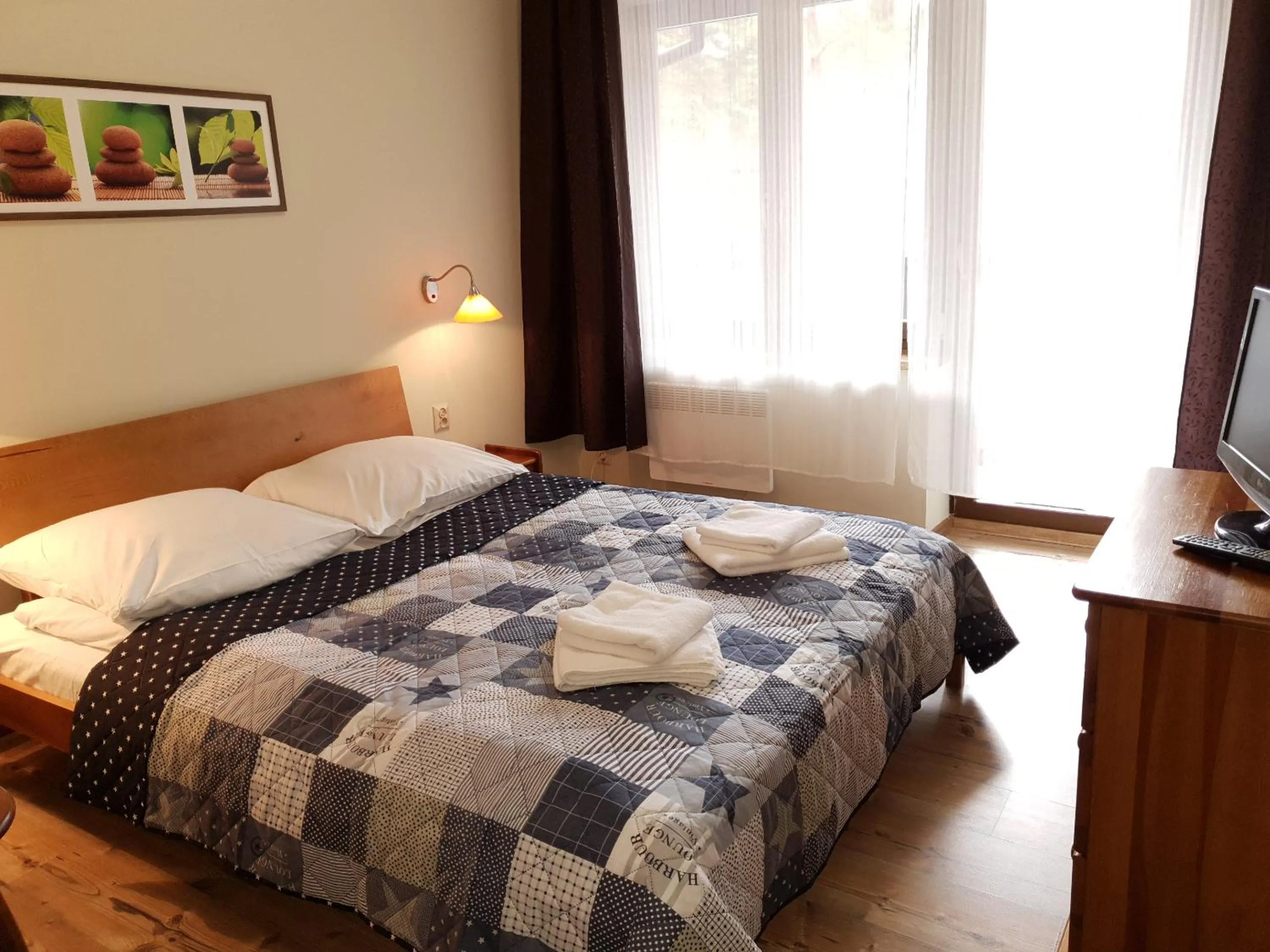 Bed in Pensjonat Amber