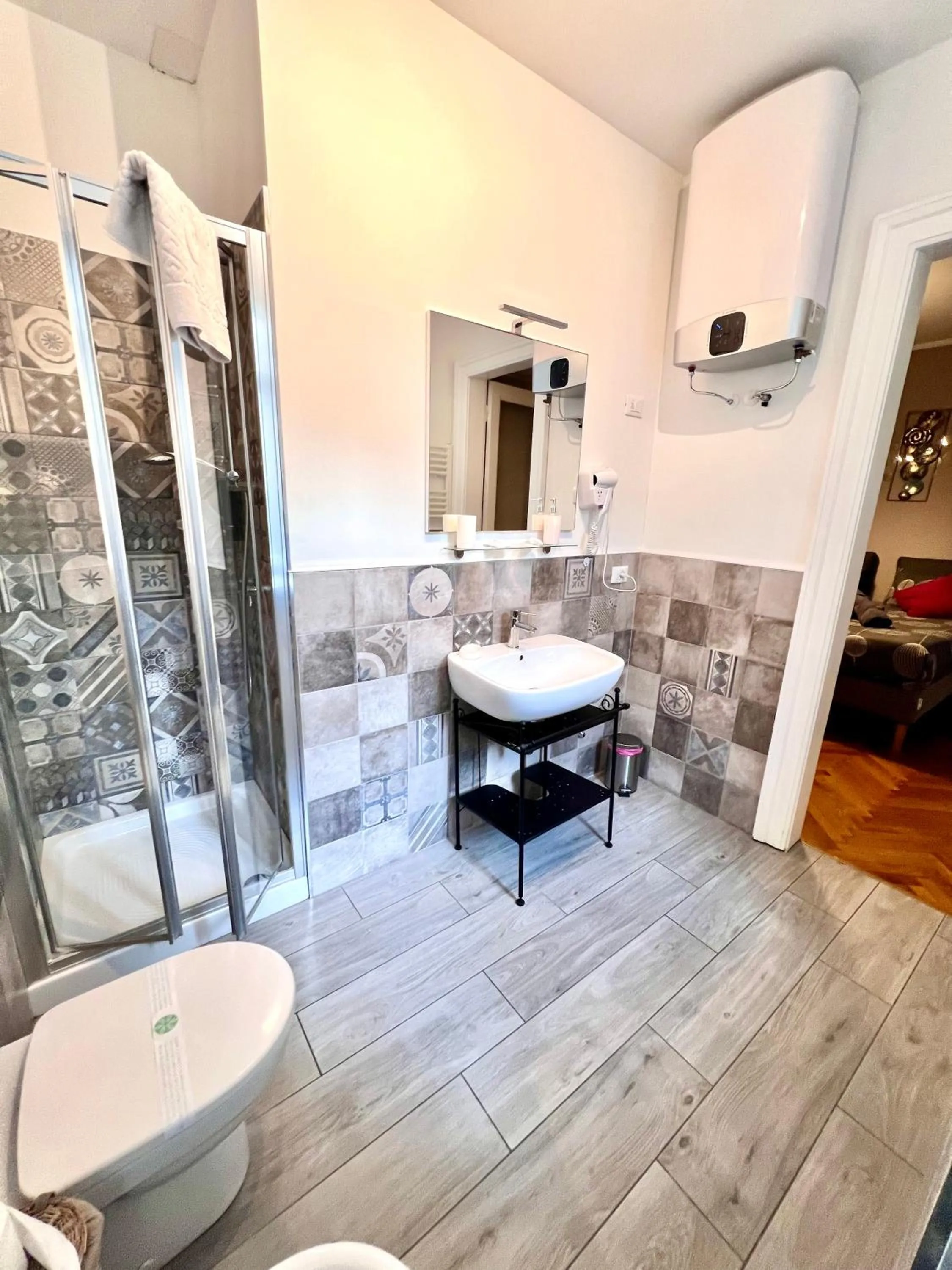 Shower in Residence Montanelli