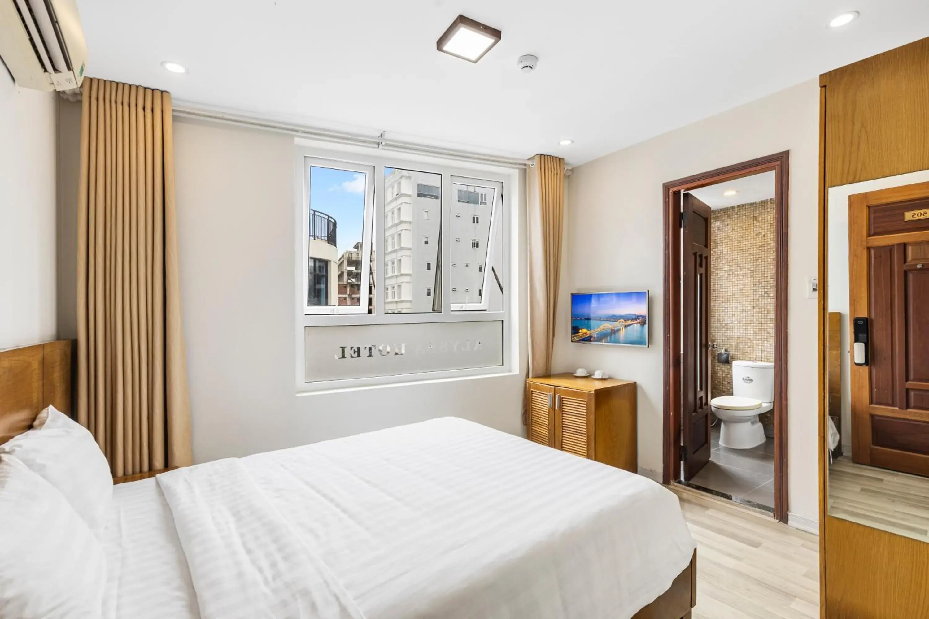 Bed in Alyssa Hotel Da Nang Bed in Alyssa Hotel Da Nang