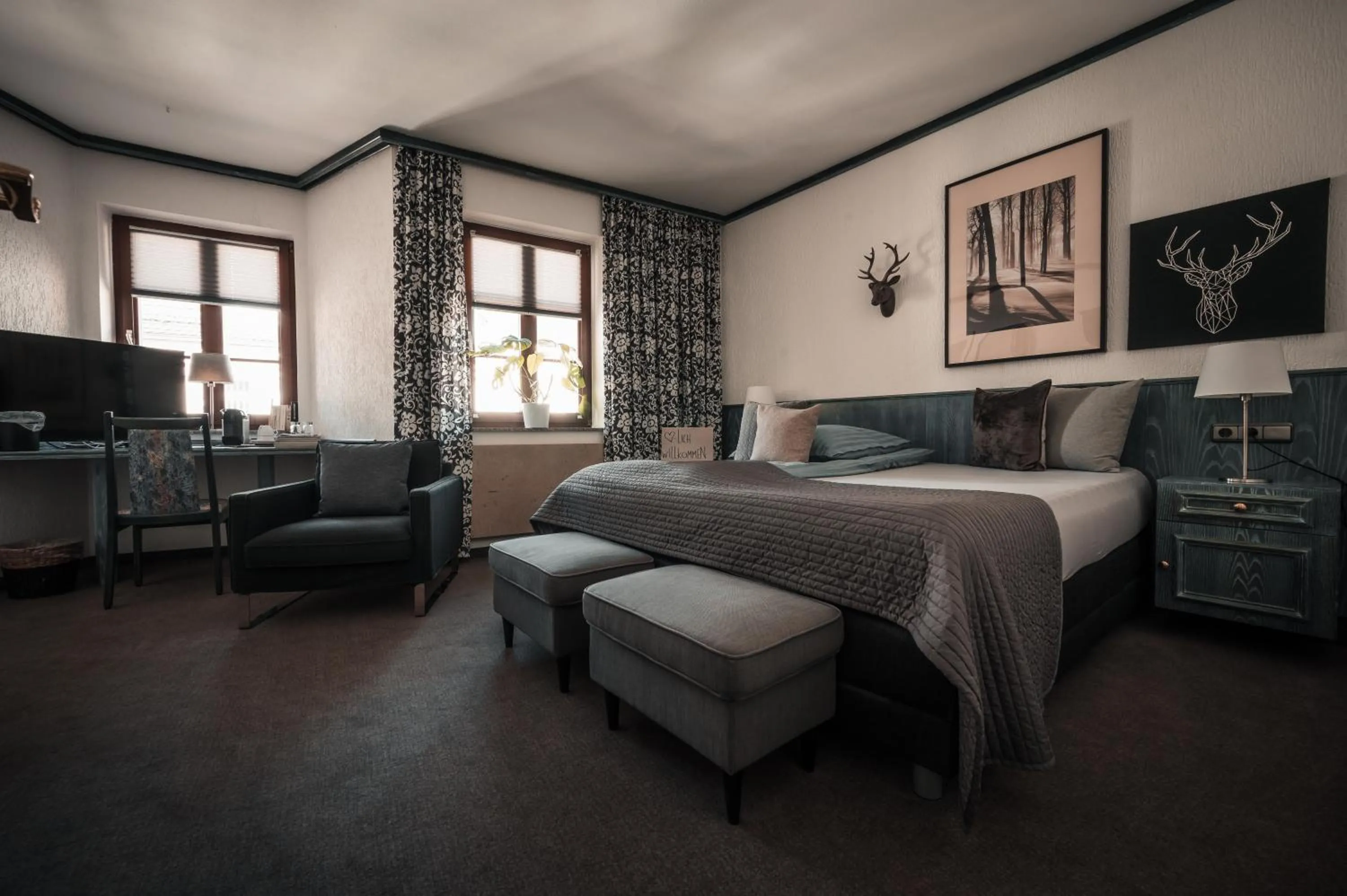 Bed in Sommers Hotel Altes Posteck