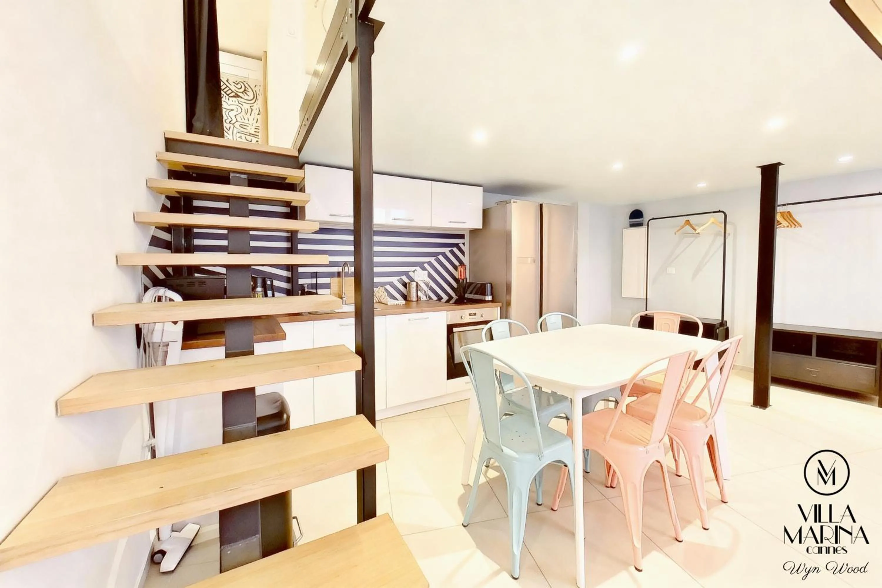 Kitchen or kitchenette in VILLA MARINA CANNES