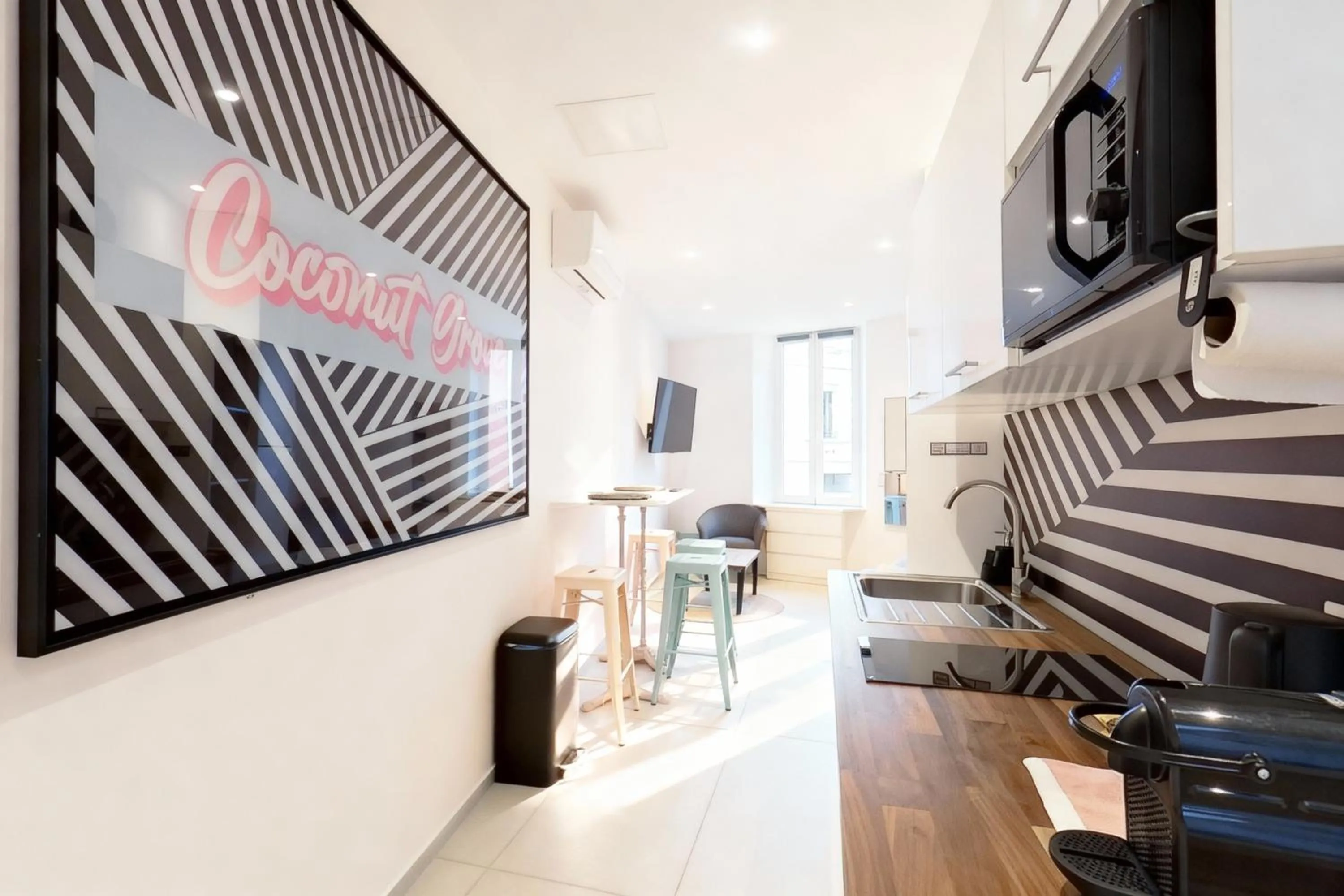 Living room in VILLA MARINA CANNES