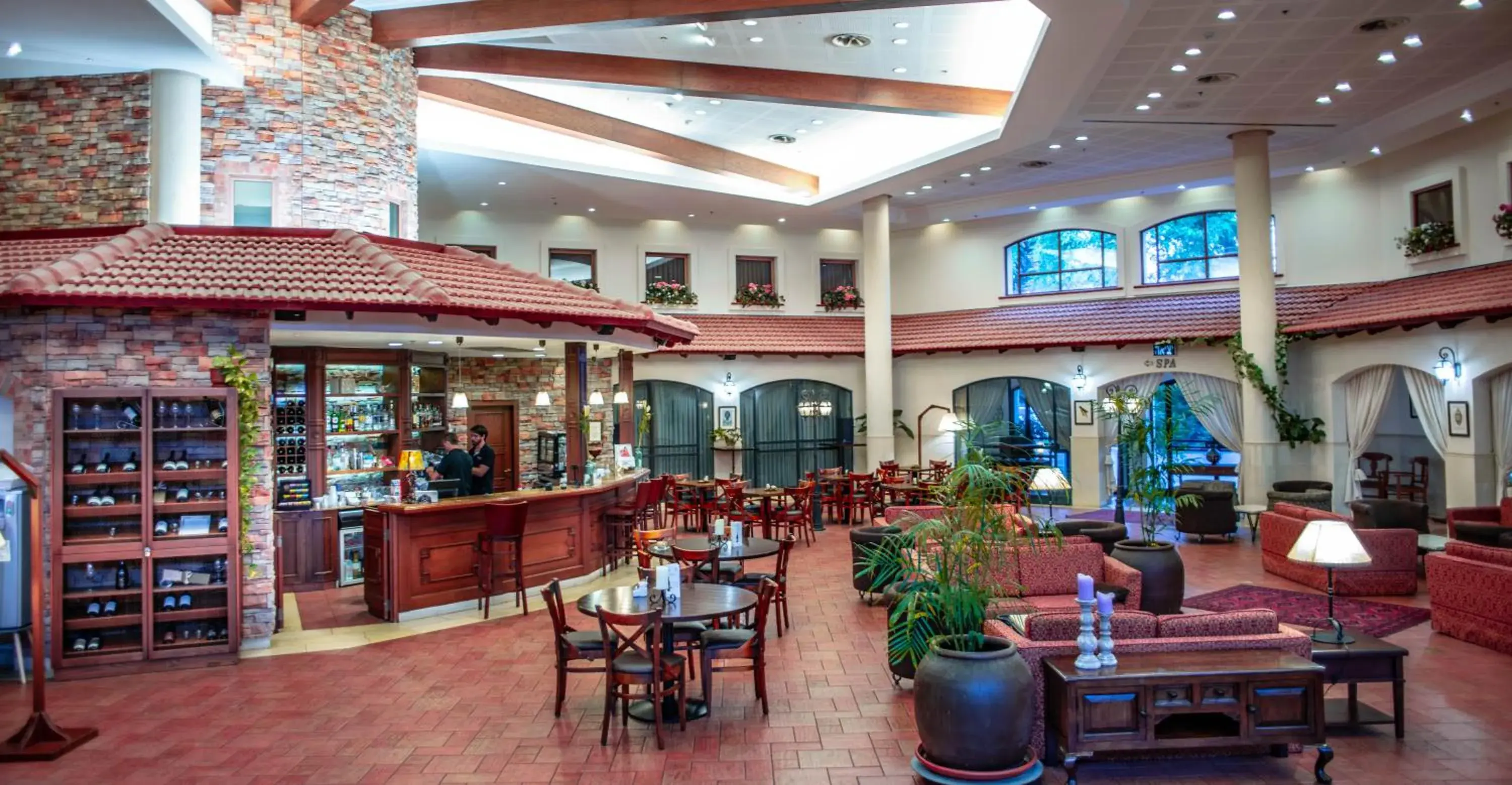Lobby or reception in Pastoral Hotel - Kfar Blum Lobby or reception in Pastoral Hotel - Kfar Blum