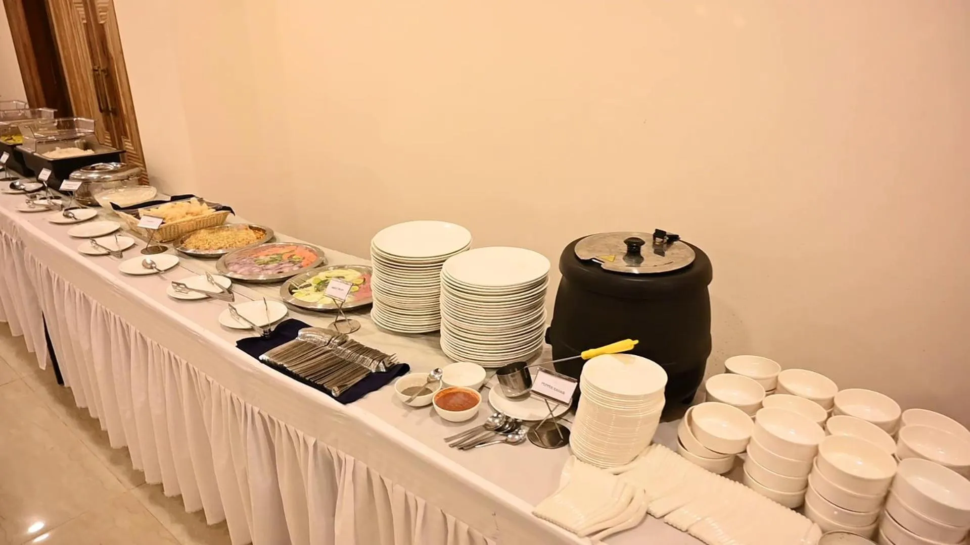 Buffet breakfast in Seven Hills Hotel