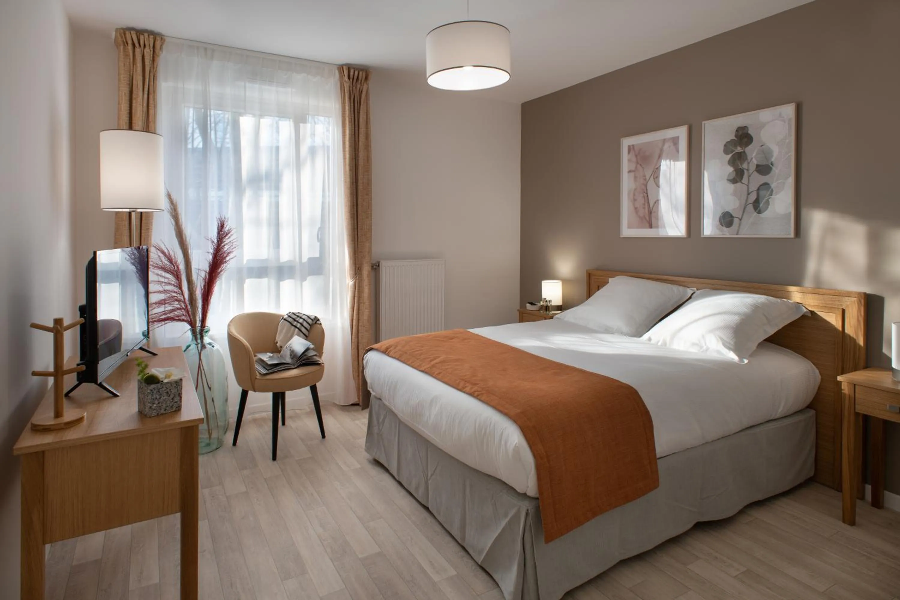 Bedroom, Bed in DOMITYS Le Piano Résidence Sénior