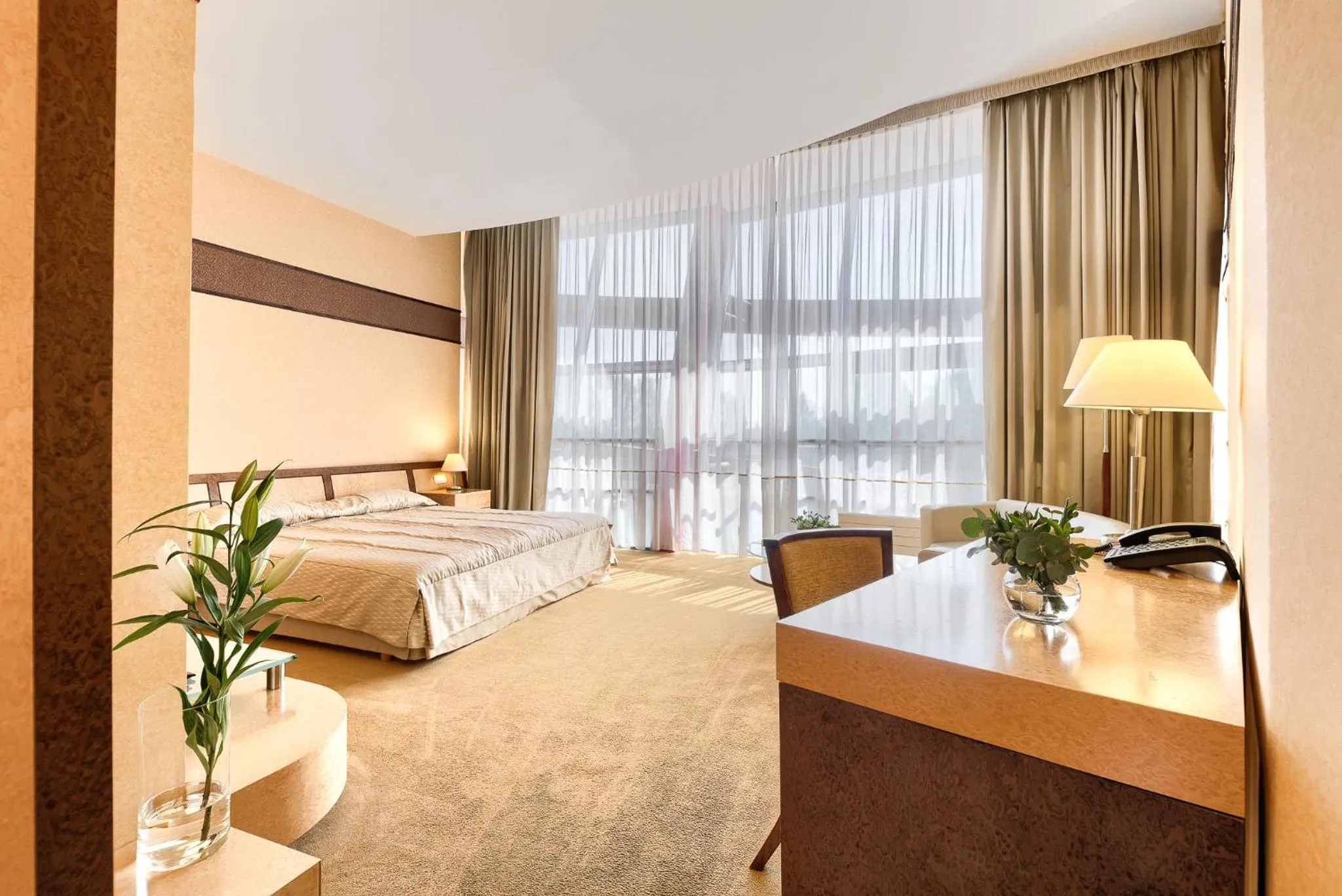 Bed in Hotel Olympic