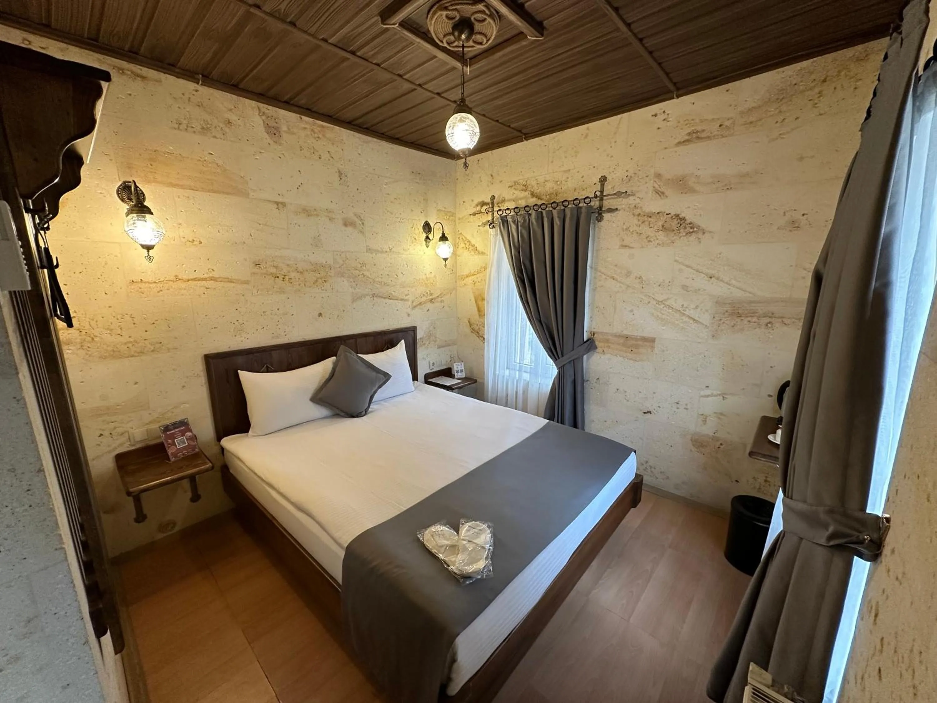 Natural landscape, Bed in Virtus Cappadocia Hotel Göreme