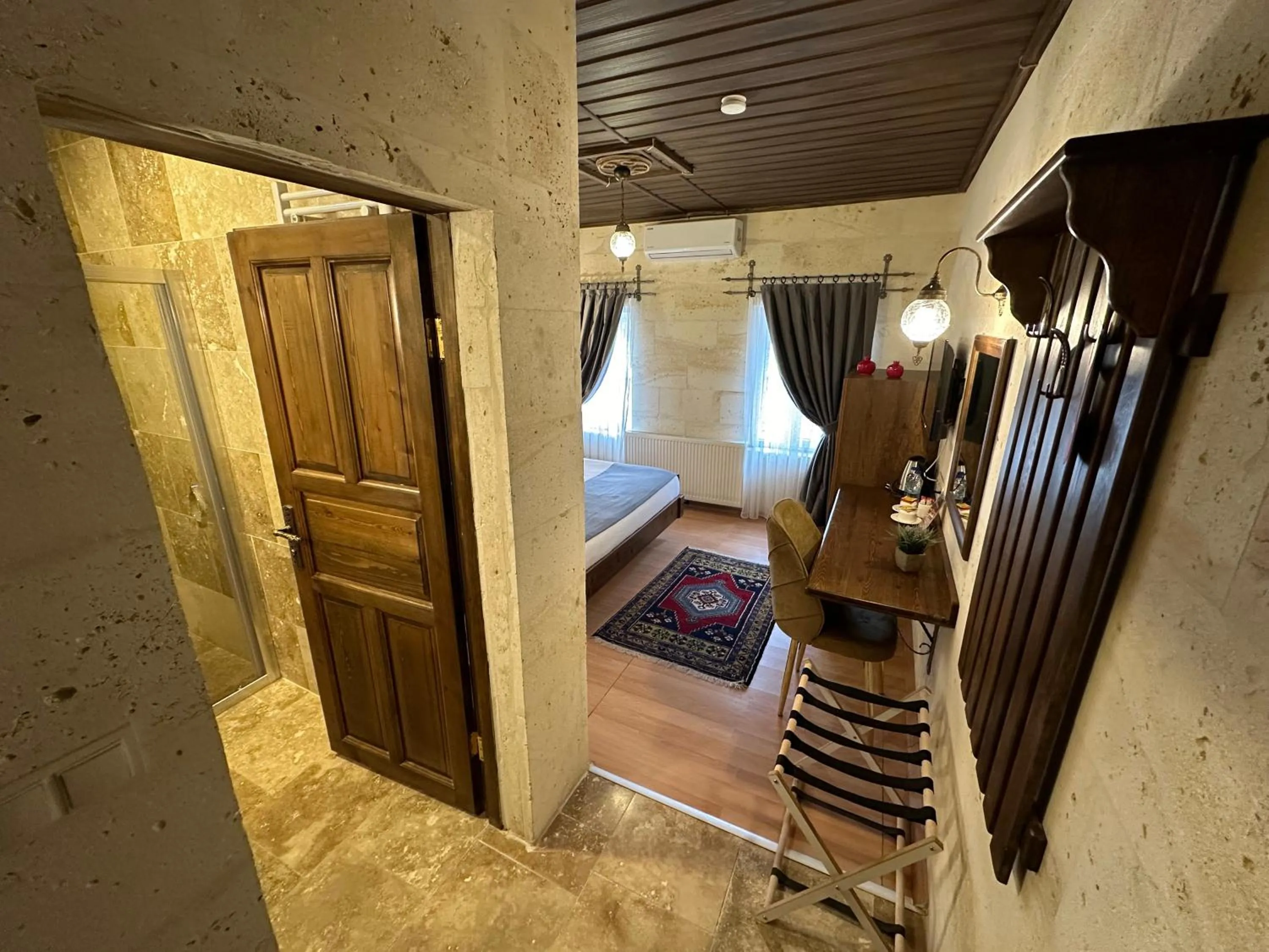 Bed in Virtus Cappadocia Hotel Göreme