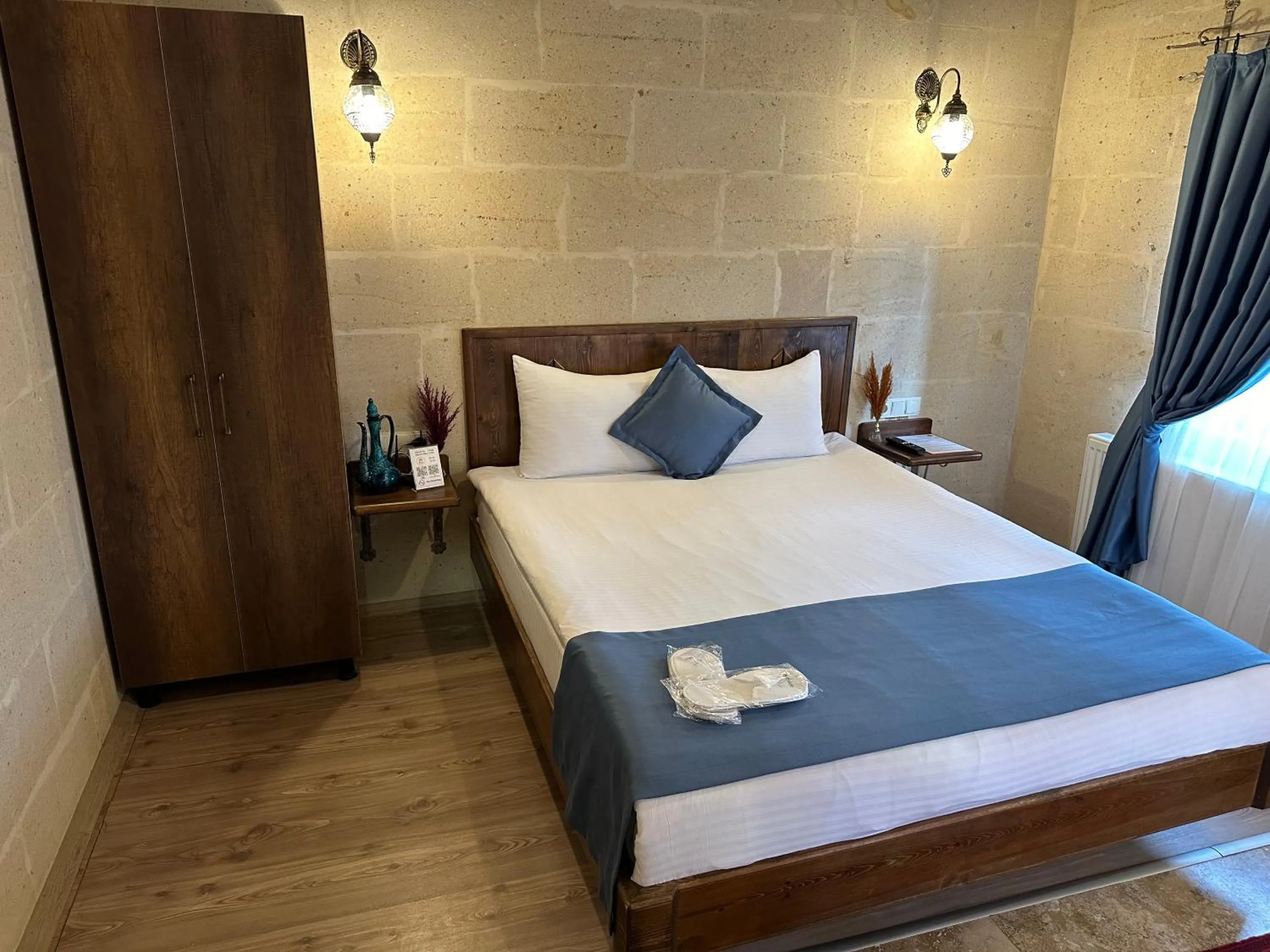 Bed in Virtus Cappadocia Hotel Göreme