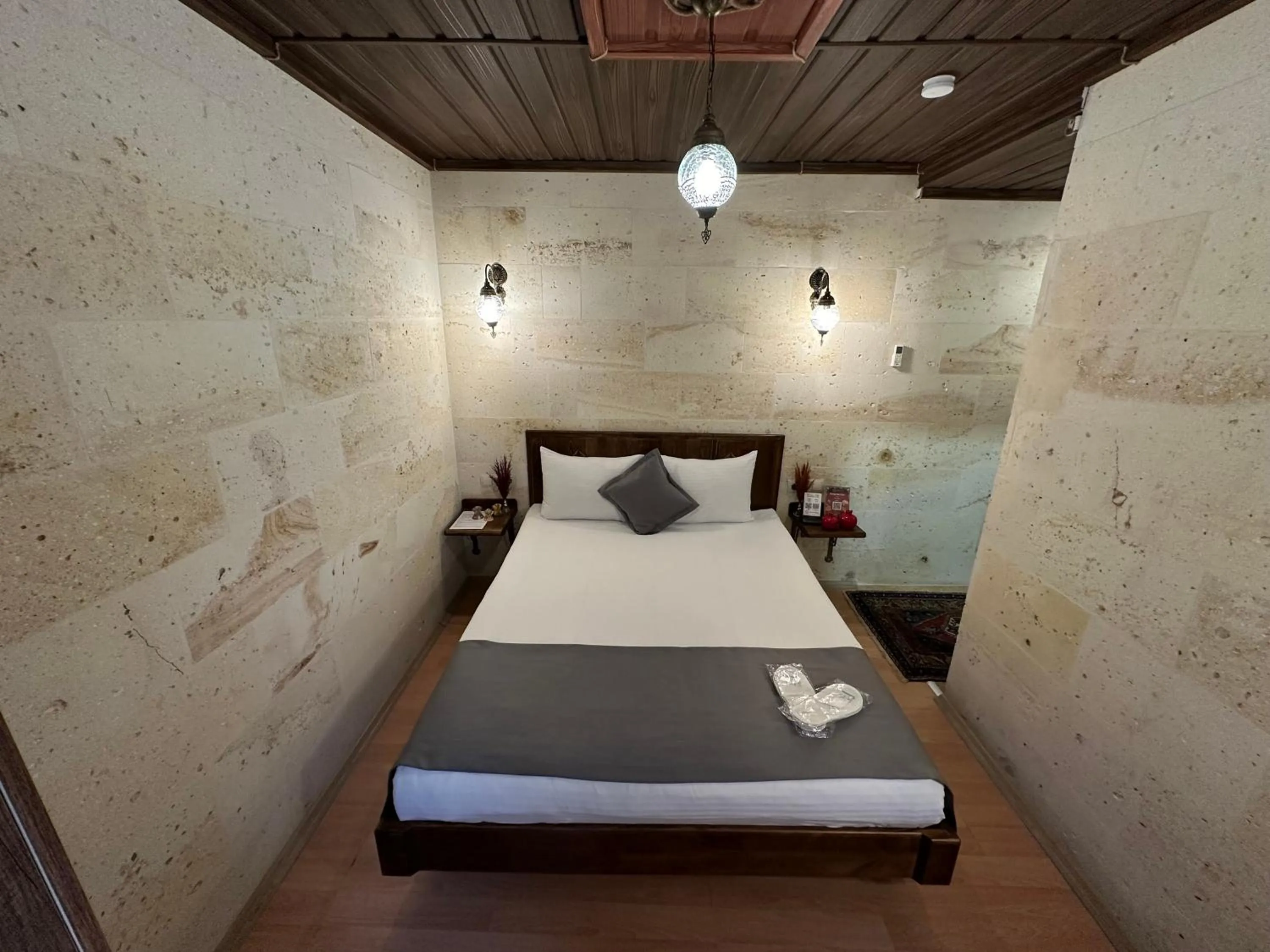 Bed in Virtus Cappadocia Hotel Göreme