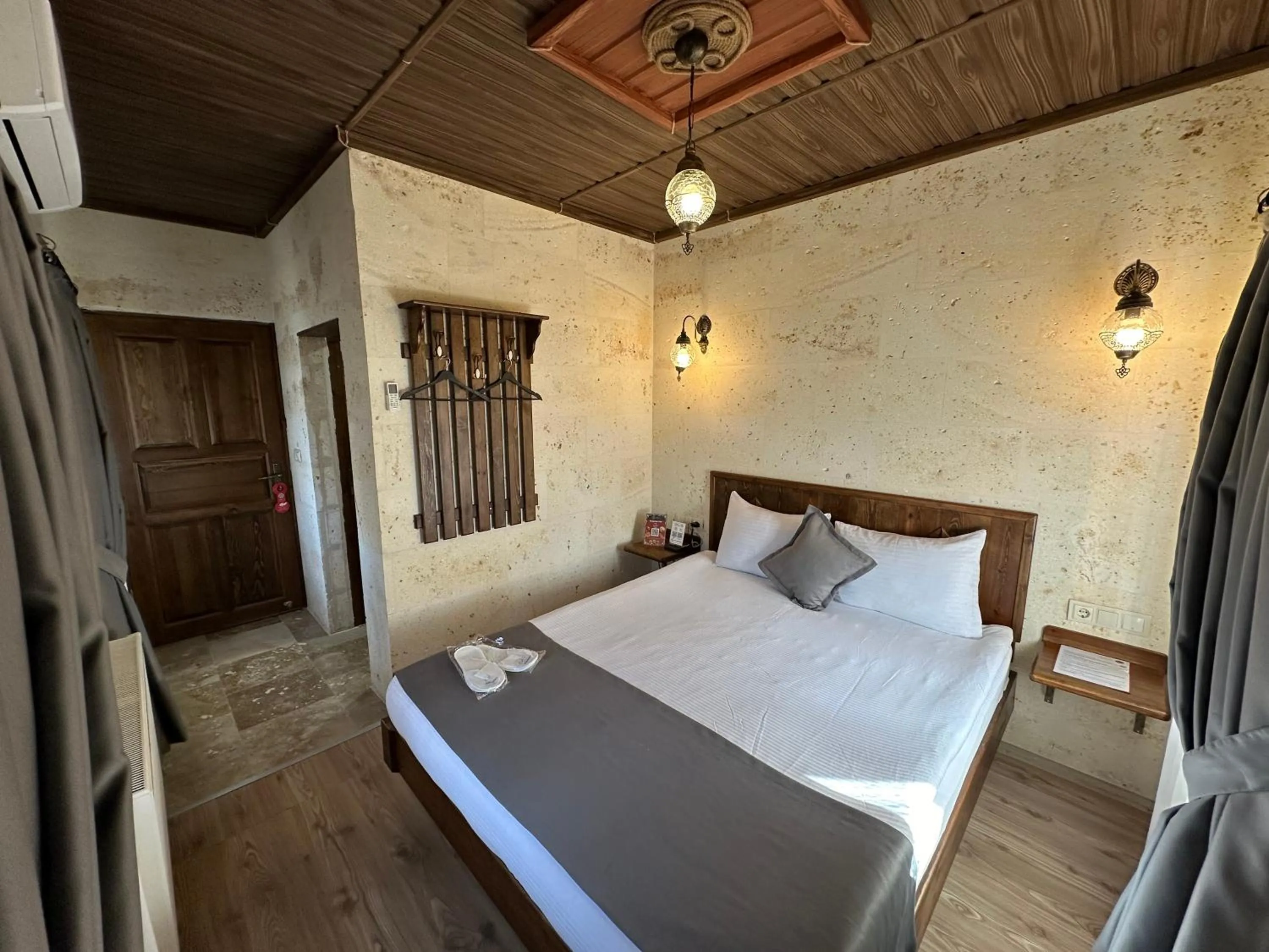 Bed in Virtus Cappadocia Hotel Göreme