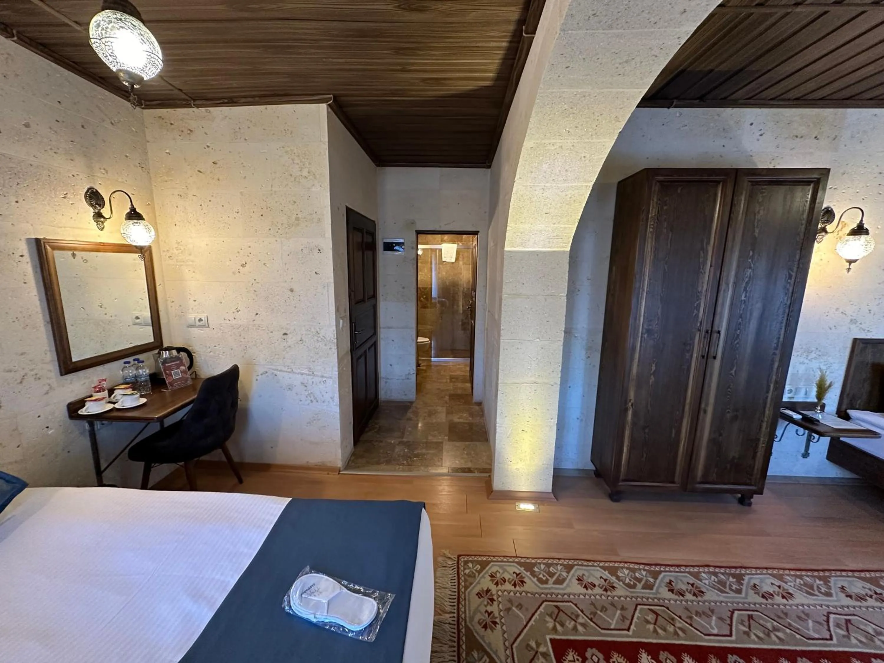 Bed in Virtus Cappadocia Hotel Göreme