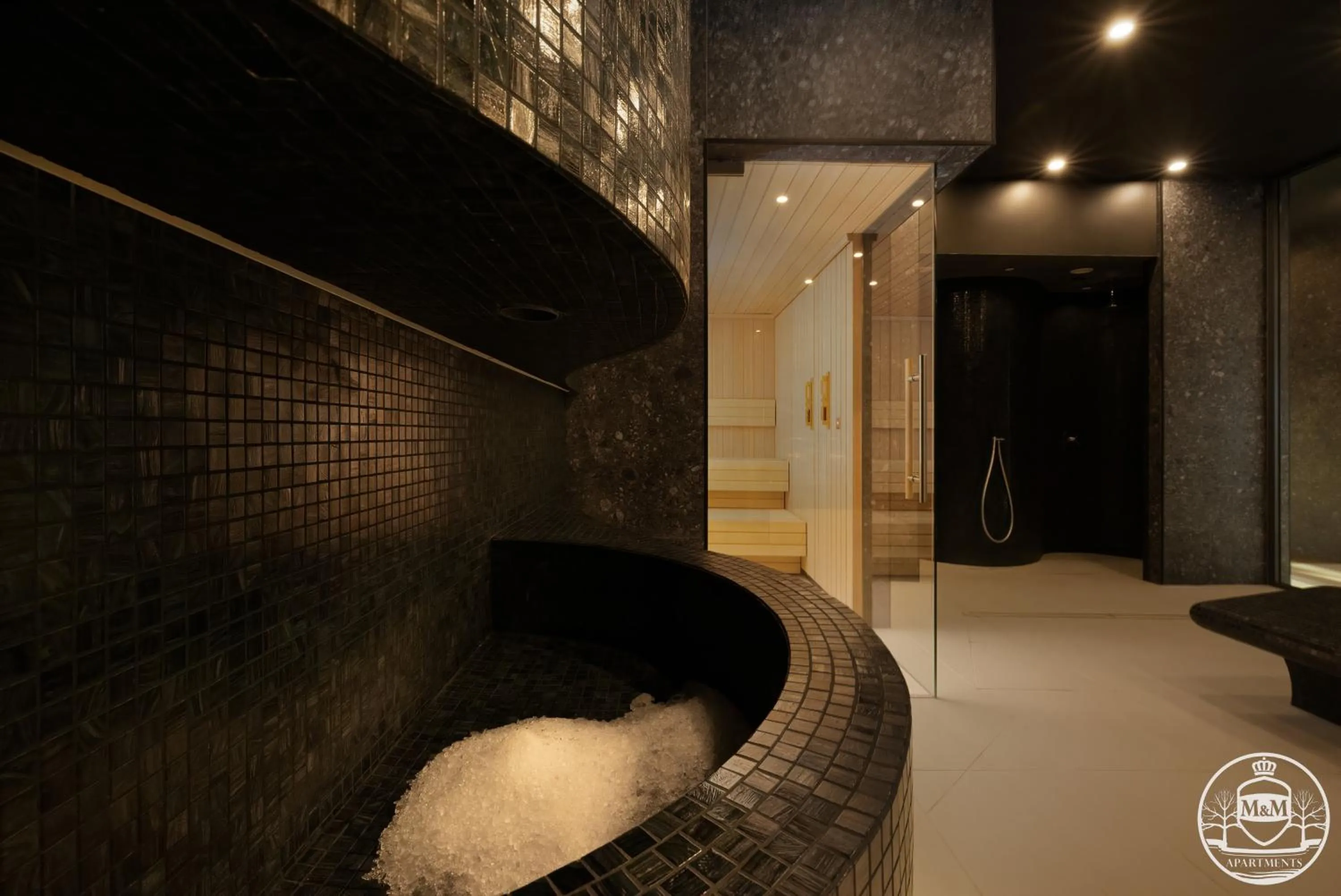 Sauna in Polanki Aqua - Aquapark, Free Parking, Apartments M&M Kołobrzeg