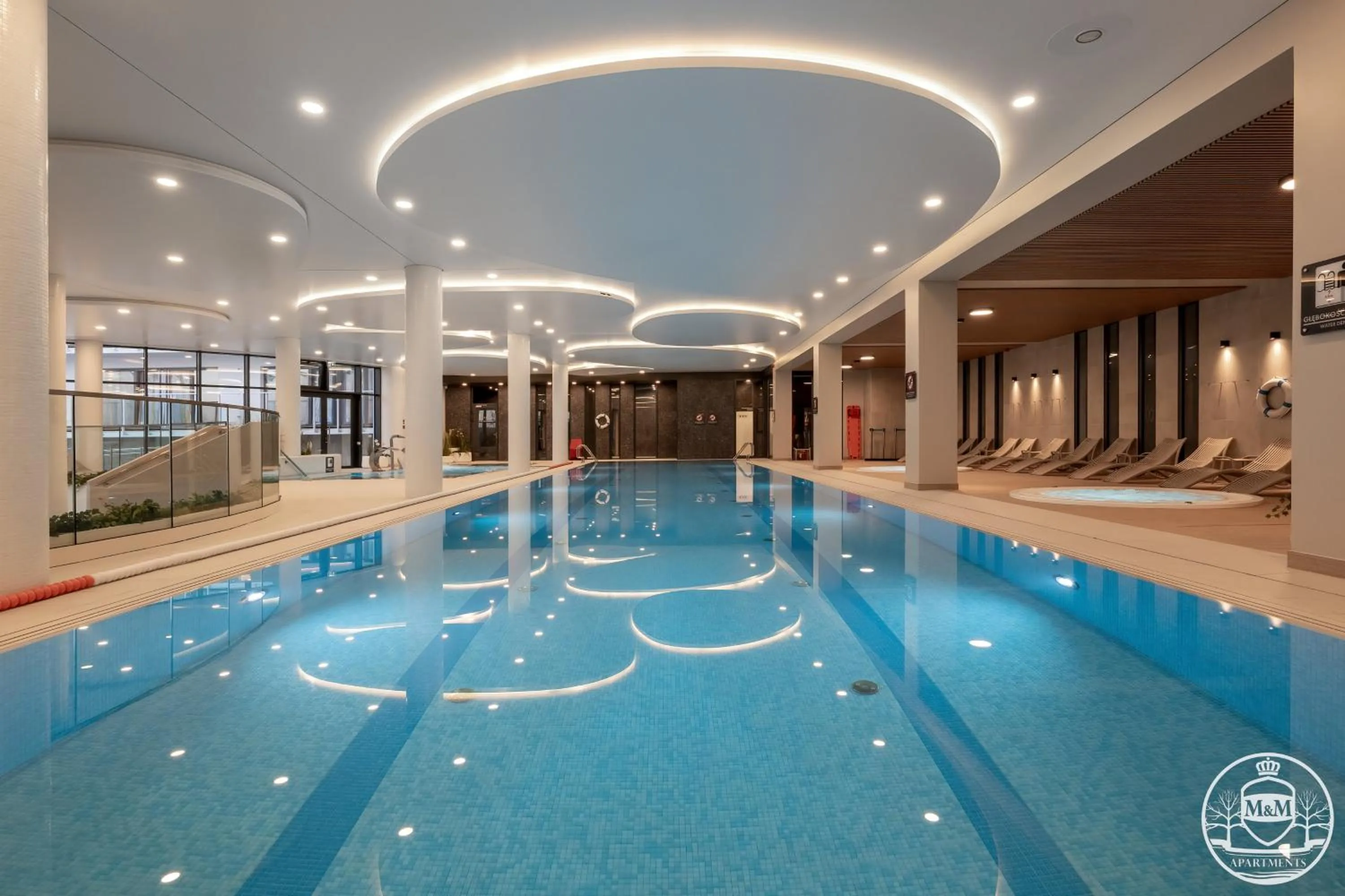 Swimming pool in Polanki Aqua - Aquapark, Free Parking, Apartments M&M Kołobrzeg