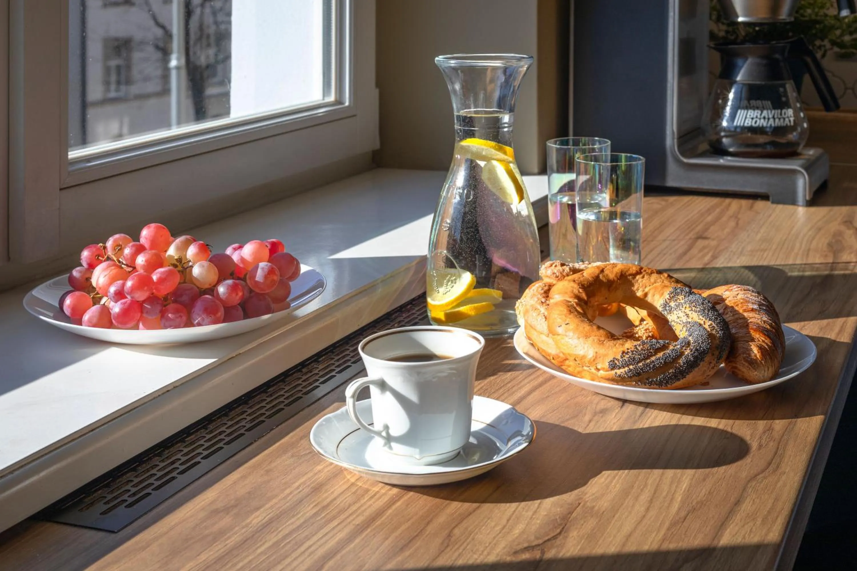 Food and drinks in Premium Hostel