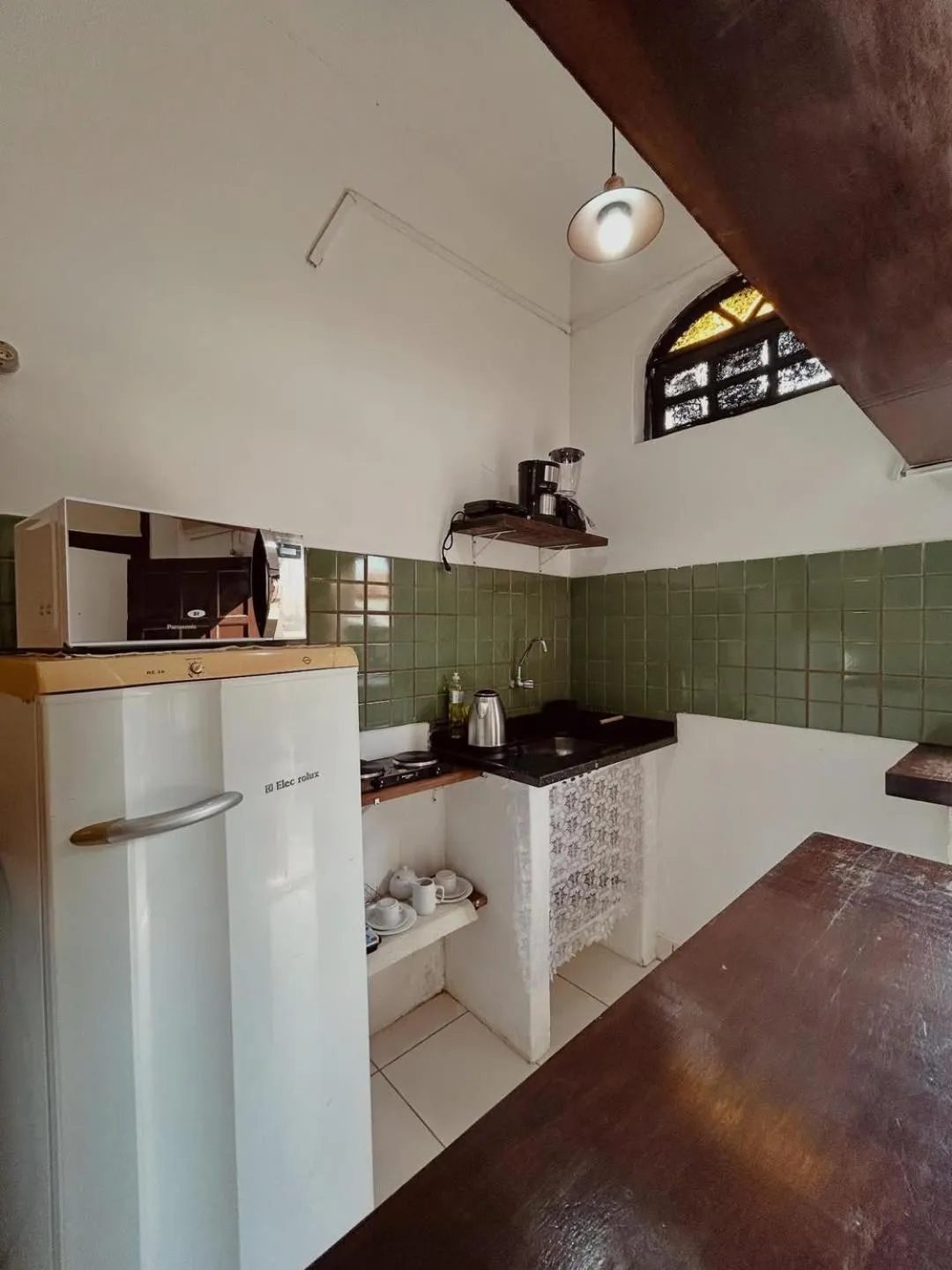 Kitchen or kitchenette in Pousada Porto Búzios