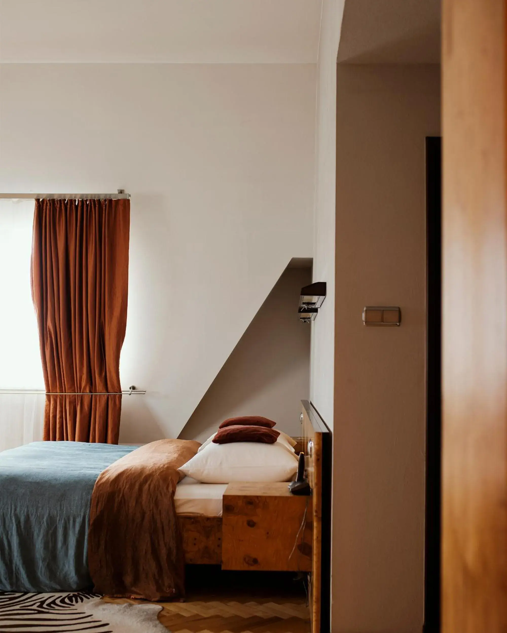 Bed in Hotel Monopol Bed in Hotel Monopol