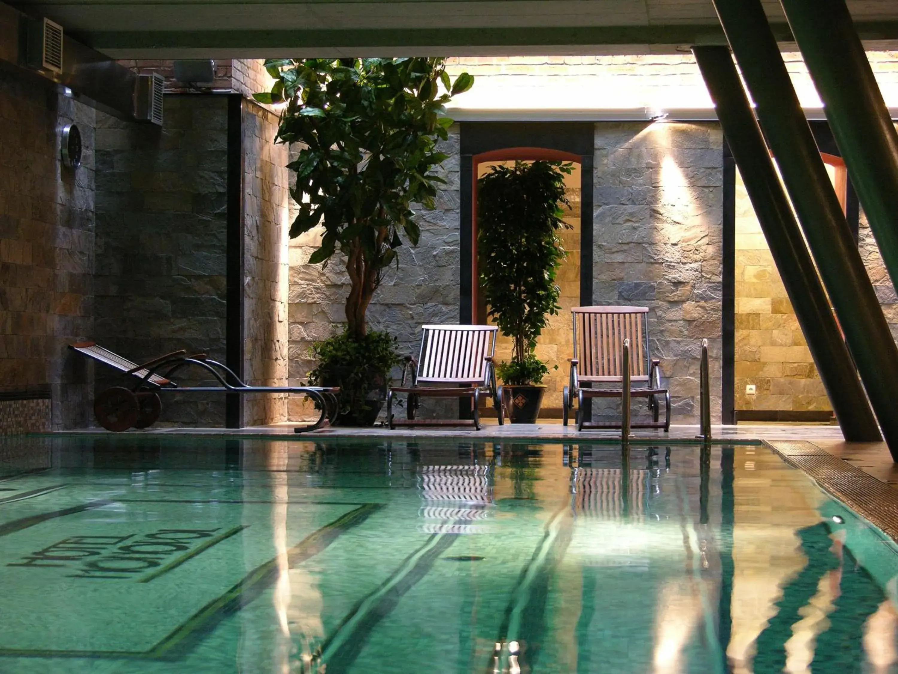 Pool view in Hotel Monopol Pool view in Hotel Monopol