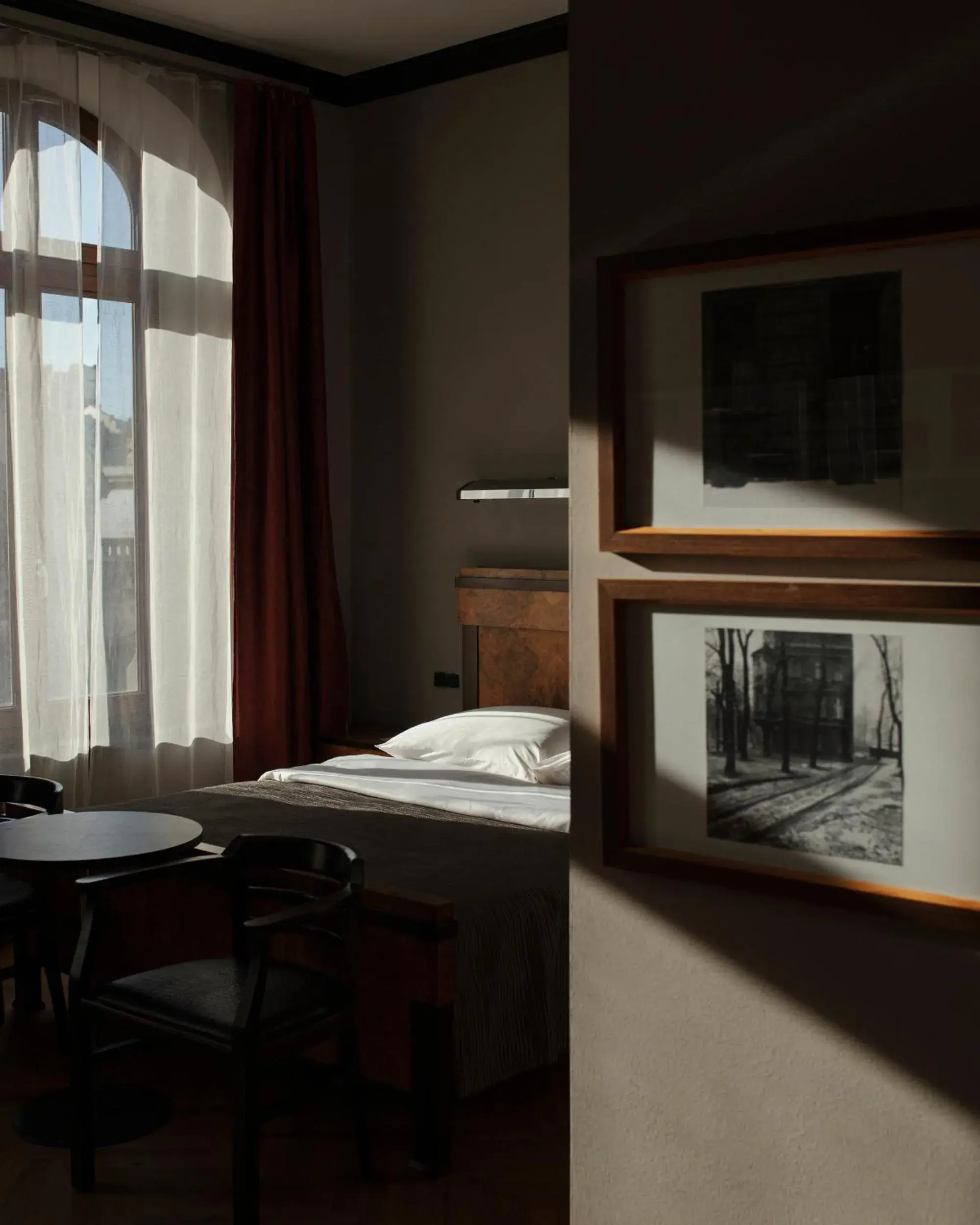 Bed in Hotel Monopol Bed in Hotel Monopol