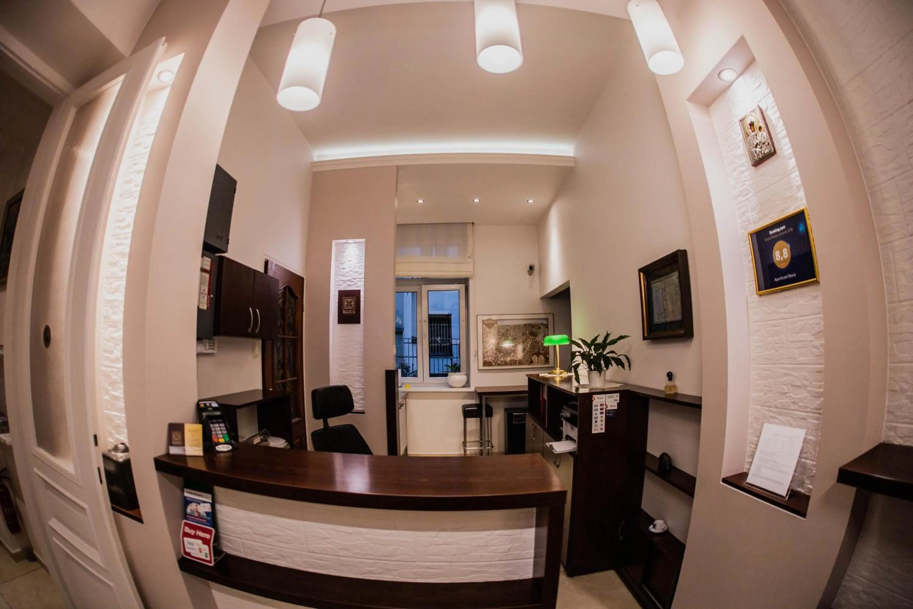 Lobby or reception in Aparthotel Maria